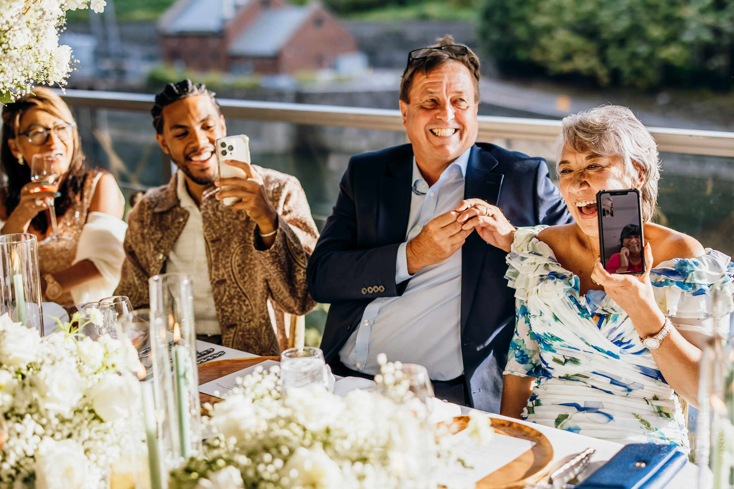 Salish Lodge Snoqualmie Falls wedding by Seattle wedding photographer James Thomas Long Photography