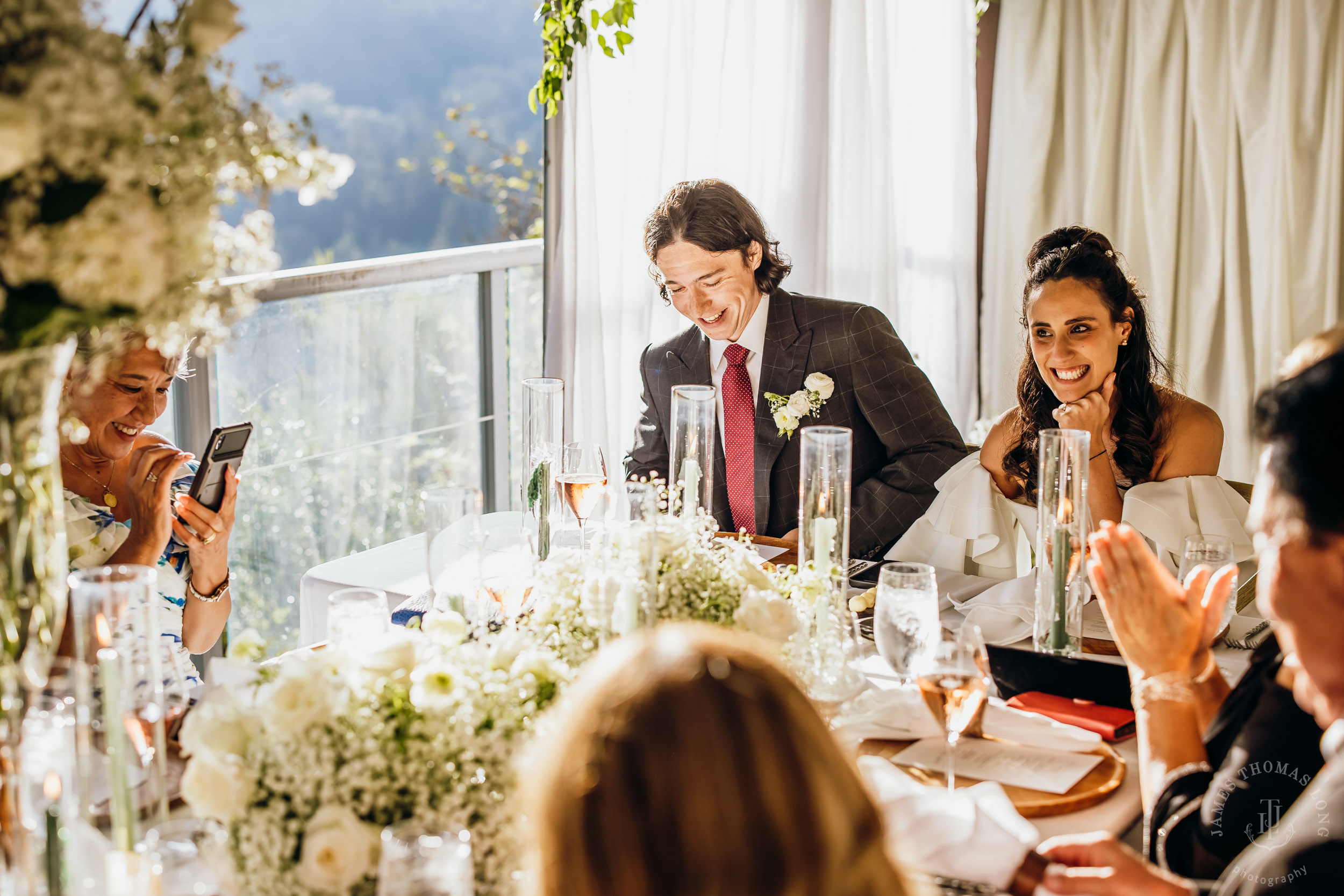 Salish Lodge Snoqualmie Falls wedding by Seattle wedding photographer James Thomas Long Photography