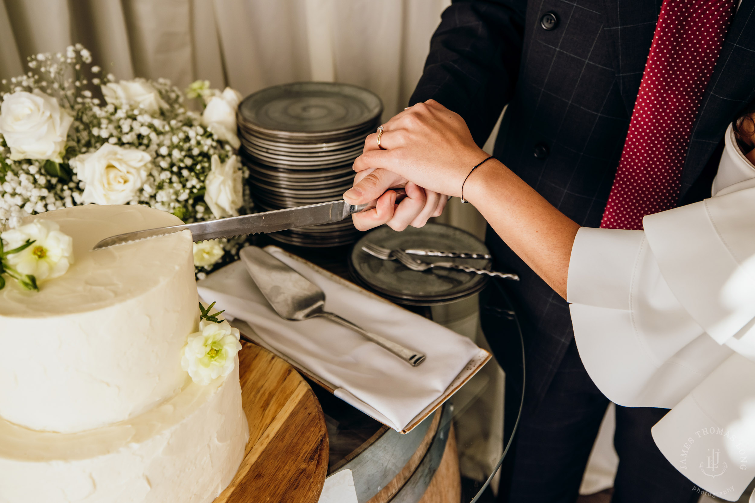 Salish Lodge Snoqualmie Falls wedding by Seattle wedding photographer James Thomas Long Photography