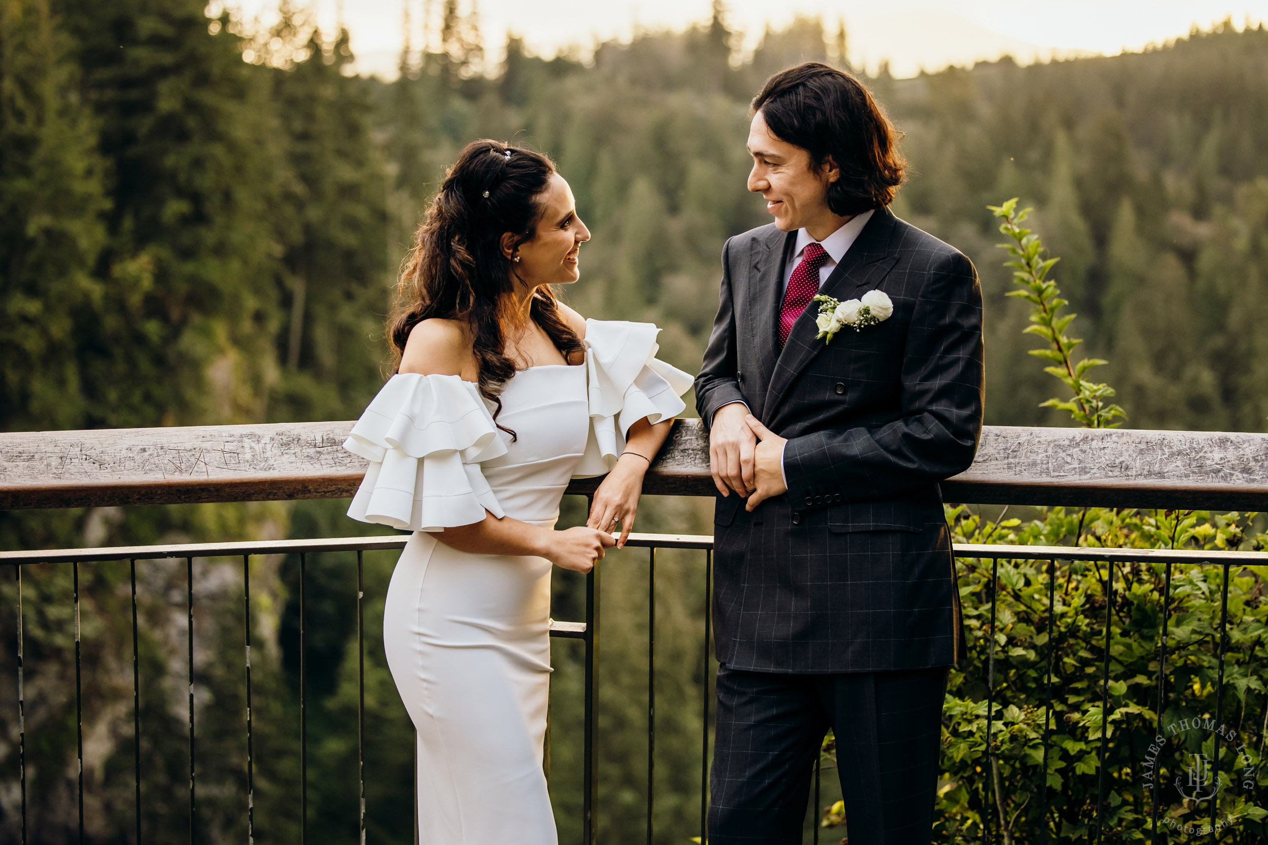 Salish Lodge Snoqualmie Falls wedding by Seattle wedding photographer James Thomas Long Photography