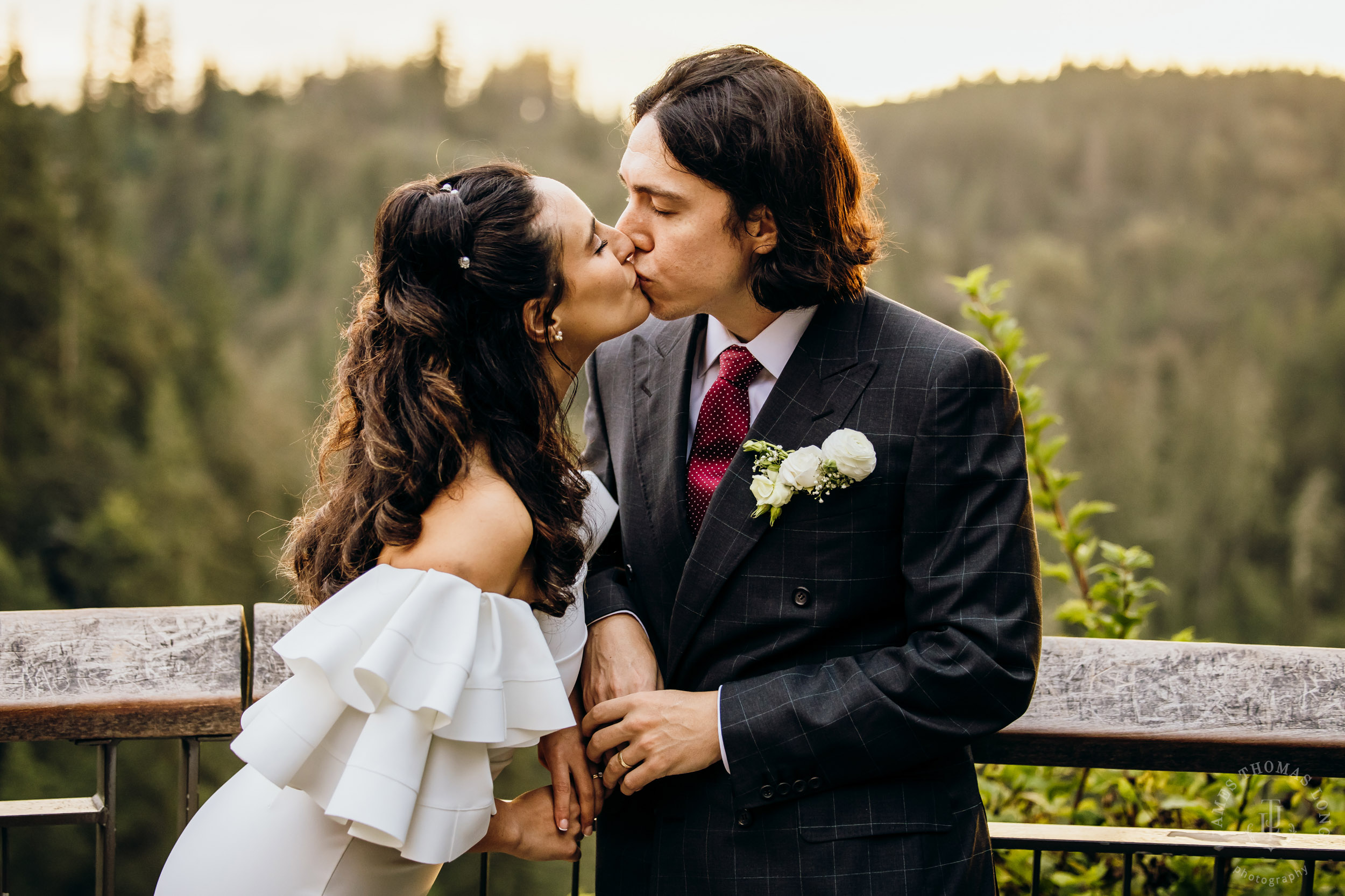 Salish Lodge Snoqualmie Falls wedding by Seattle wedding photographer James Thomas Long Photography