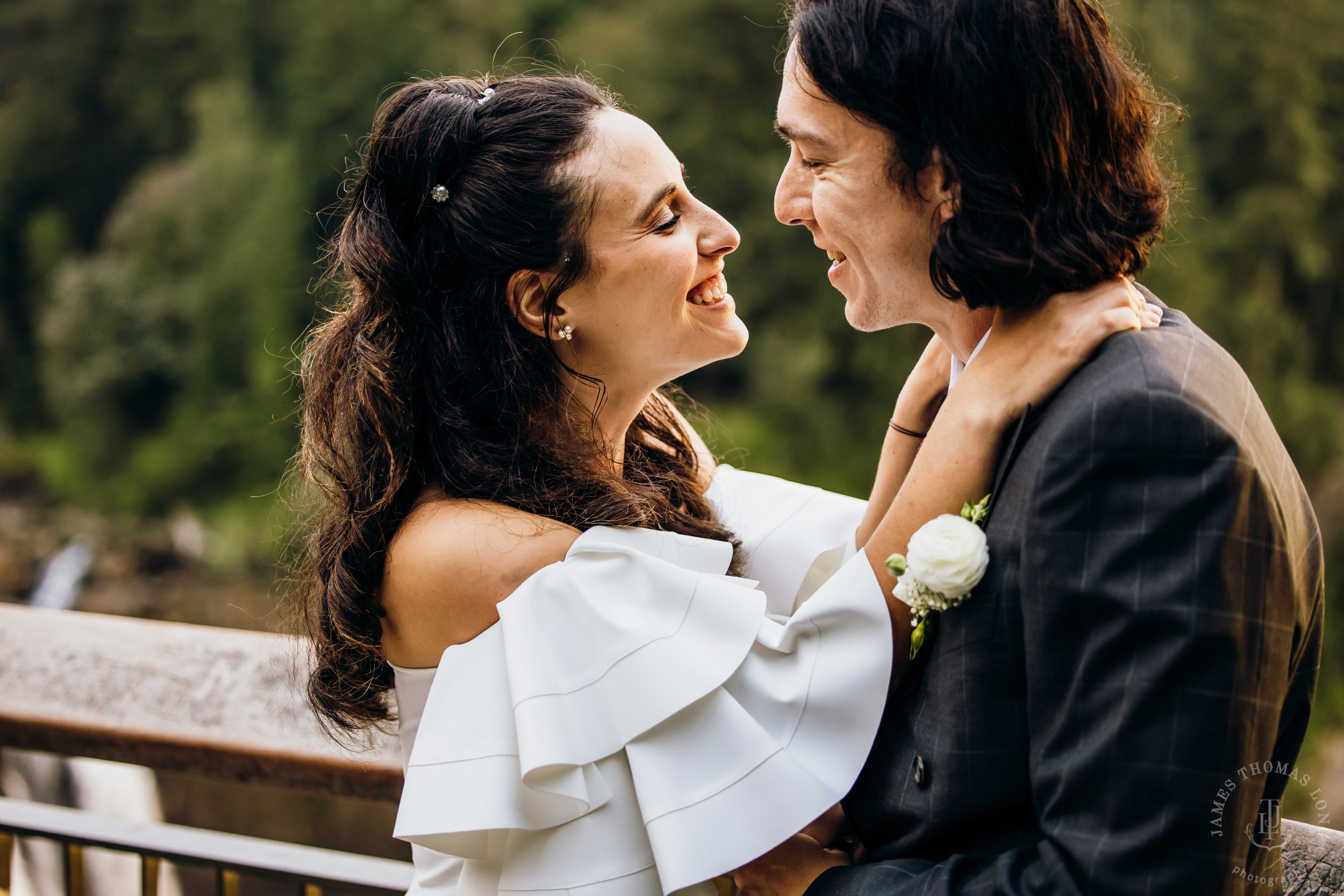 Salish Lodge Snoqualmie Falls wedding by Seattle wedding photographer James Thomas Long Photography