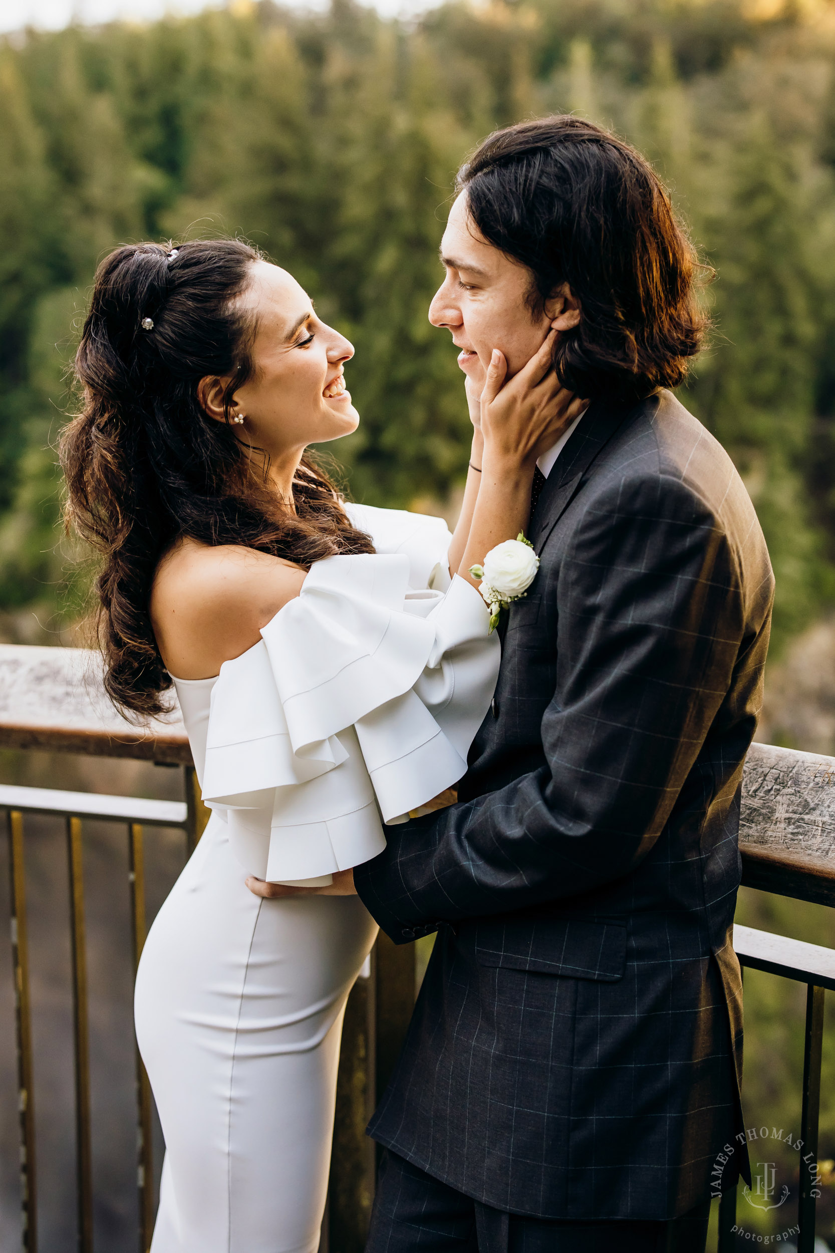 Salish Lodge Snoqualmie Falls wedding by Seattle wedding photographer James Thomas Long Photography