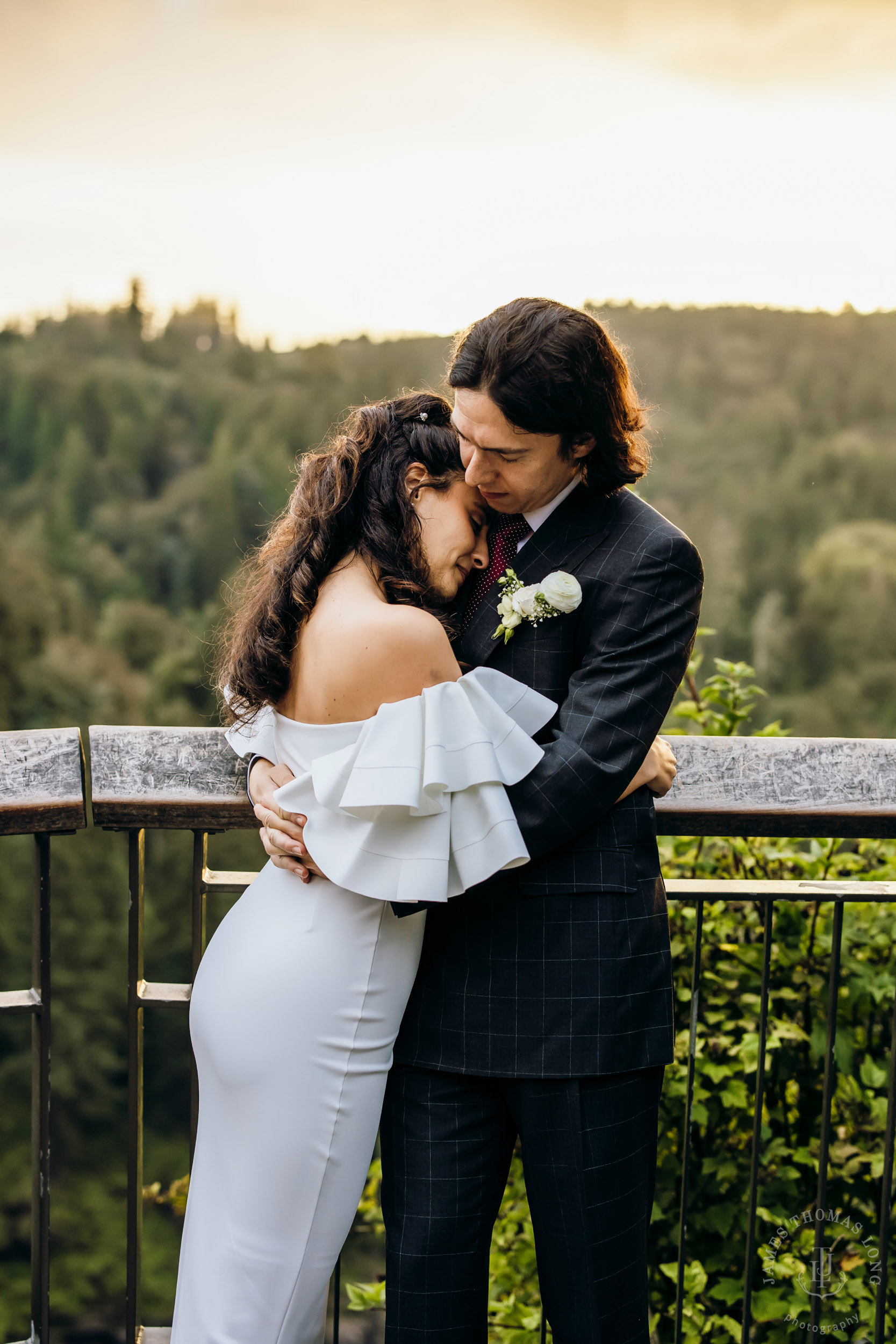 Salish Lodge Snoqualmie Falls wedding by Seattle wedding photographer James Thomas Long Photography