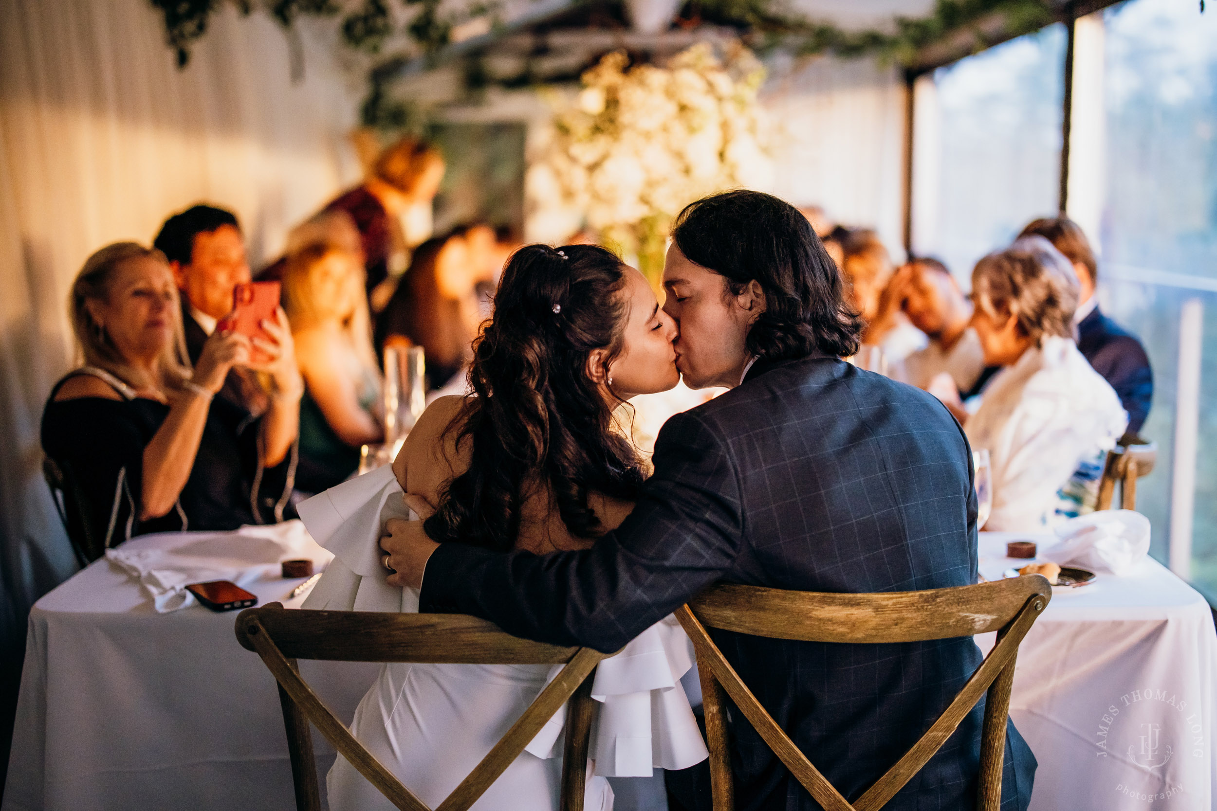 Salish Lodge Snoqualmie Falls wedding by Seattle wedding photographer James Thomas Long Photography