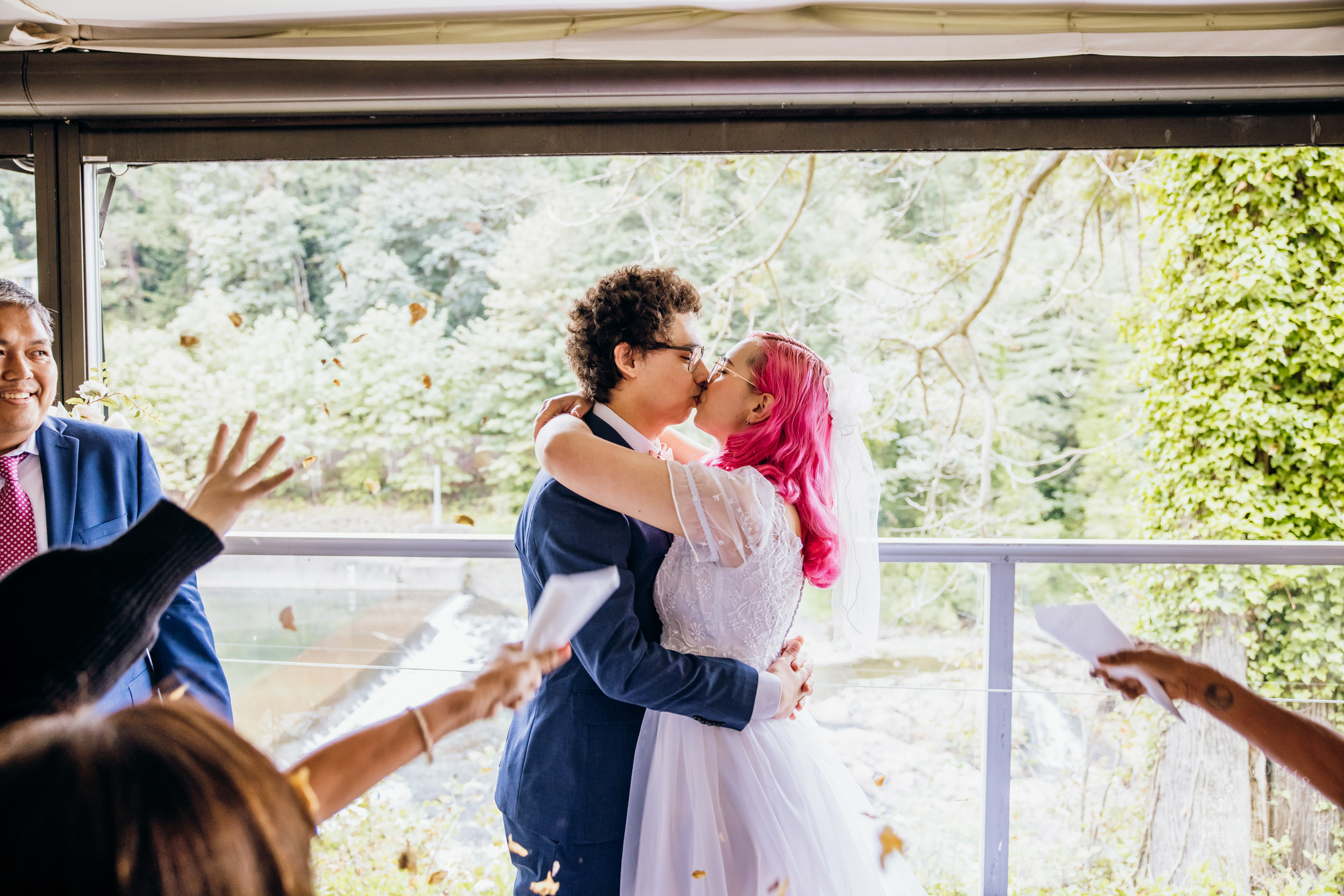 Salish Lodge Snoqualmie Falls wedding by Snoqualmie wedding photographer James Thomas Long Photography