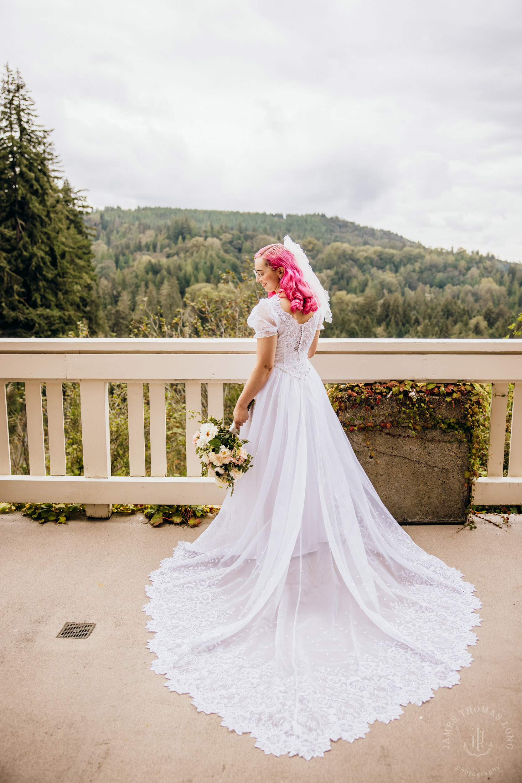 Salish Lodge Snoqualmie Falls wedding by Snoqualmie wedding photographer James Thomas Long Photography