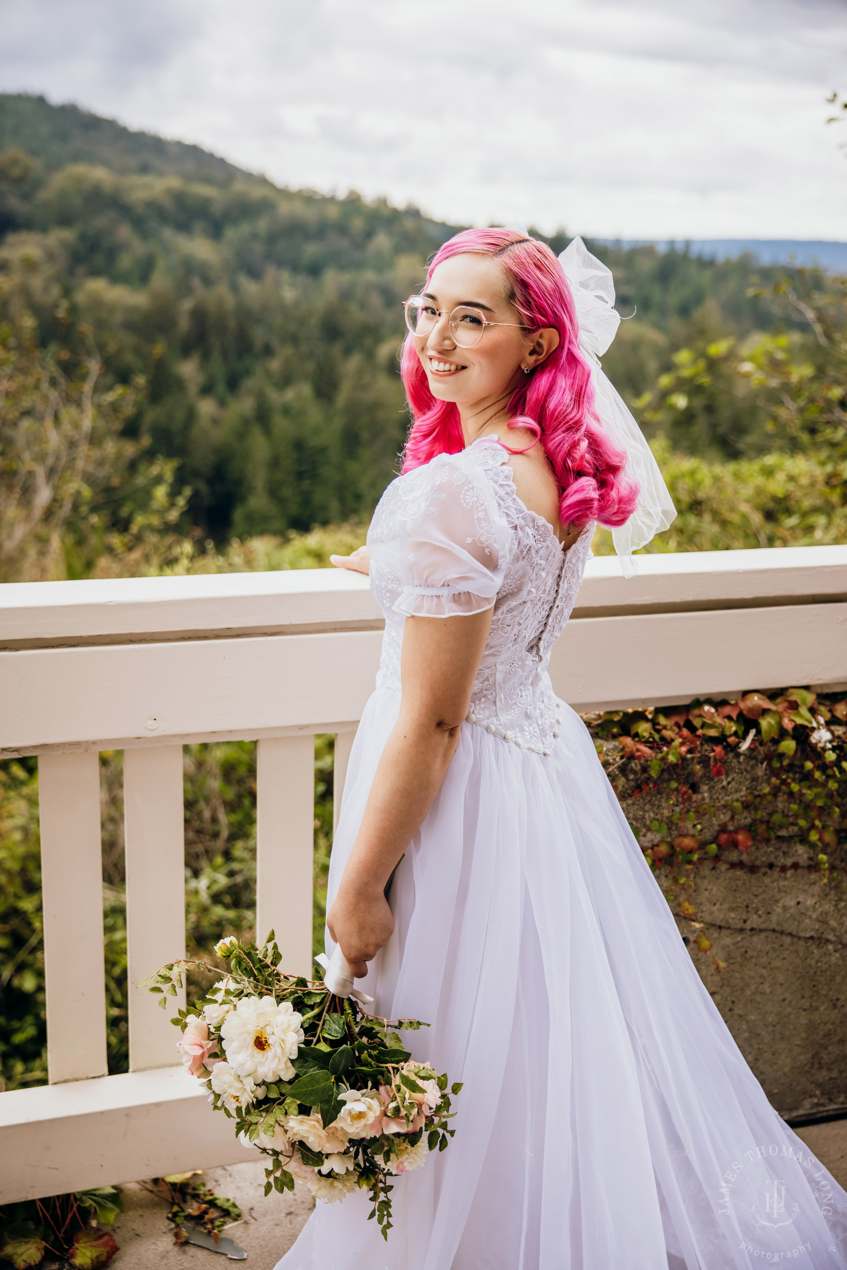 Salish Lodge Snoqualmie Falls wedding by Snoqualmie wedding photographer James Thomas Long Photography