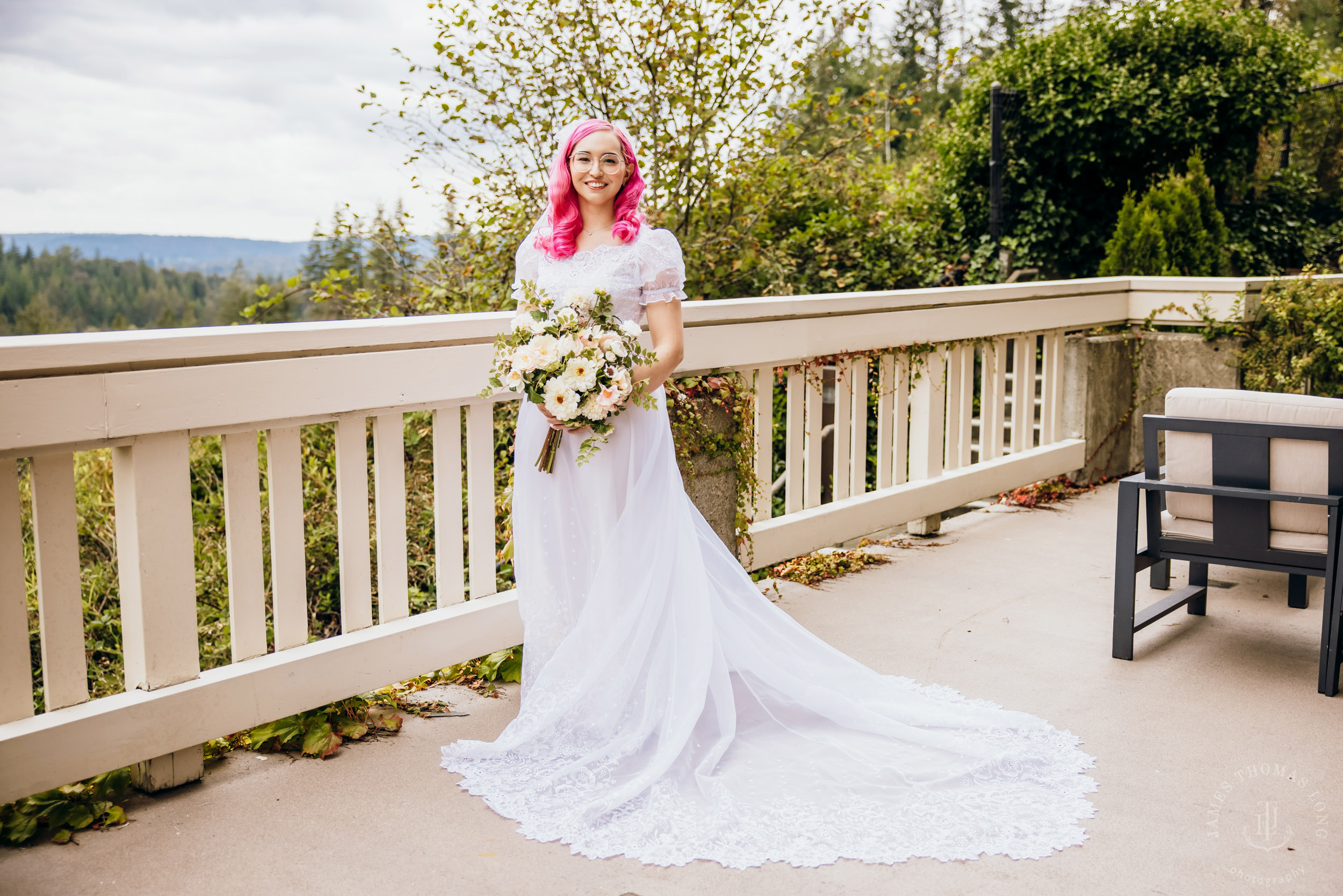 Salish Lodge Snoqualmie Falls wedding by Snoqualmie wedding photographer James Thomas Long Photography