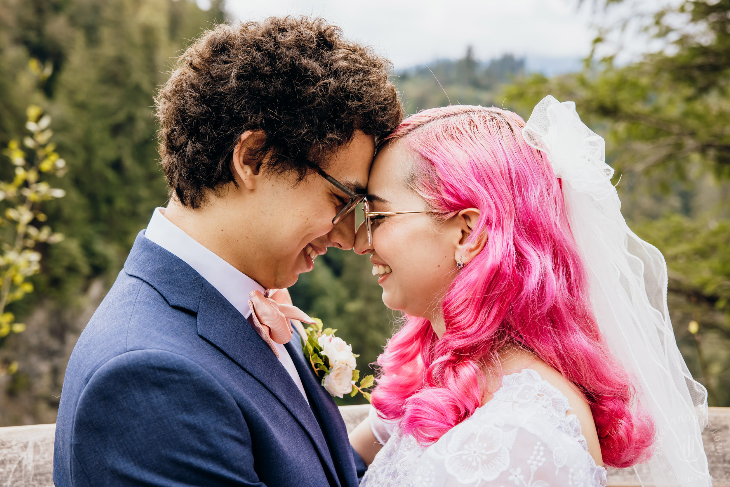 Salish Lodge Snoqualmie Falls wedding by Snoqualmie wedding photographer James Thomas Long Photography