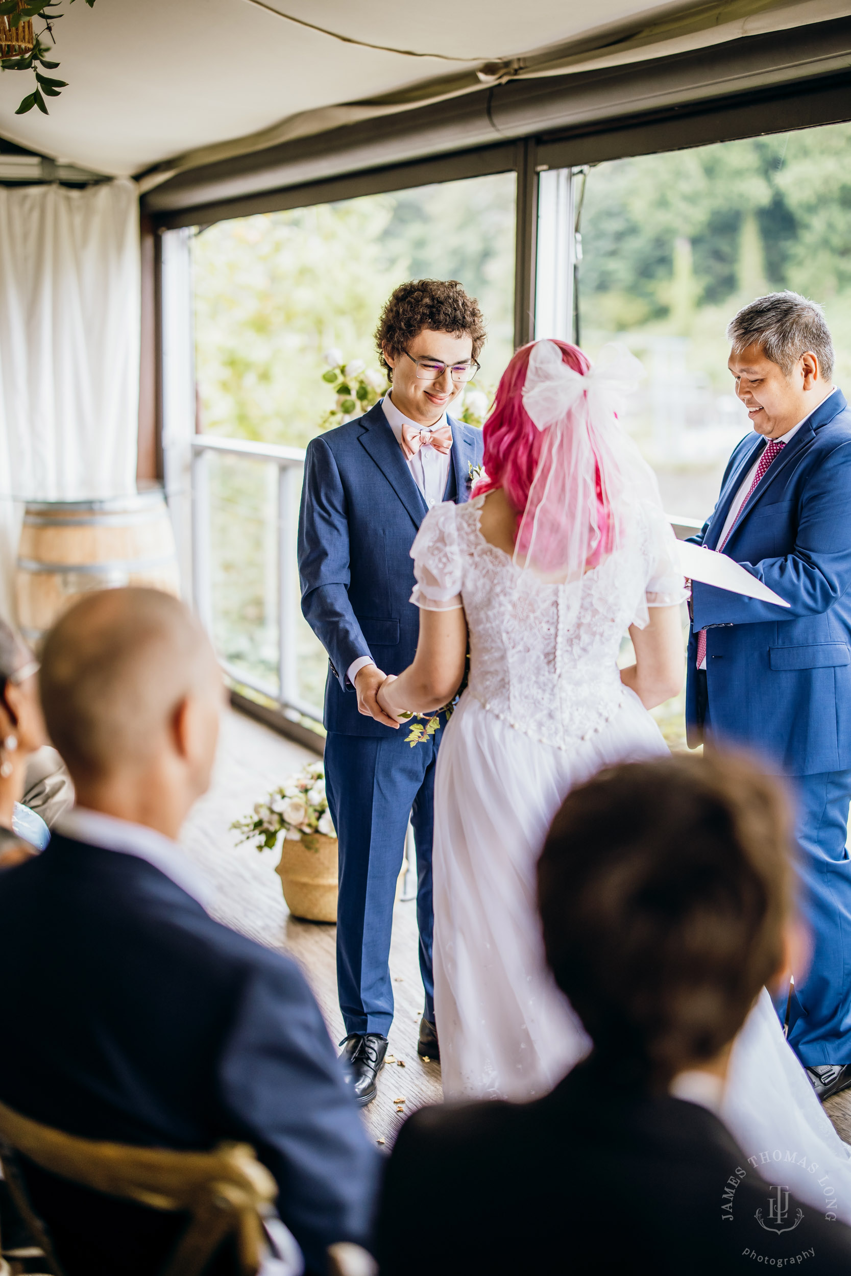 Salish Lodge Snoqualmie Falls wedding by Snoqualmie wedding photographer James Thomas Long Photography