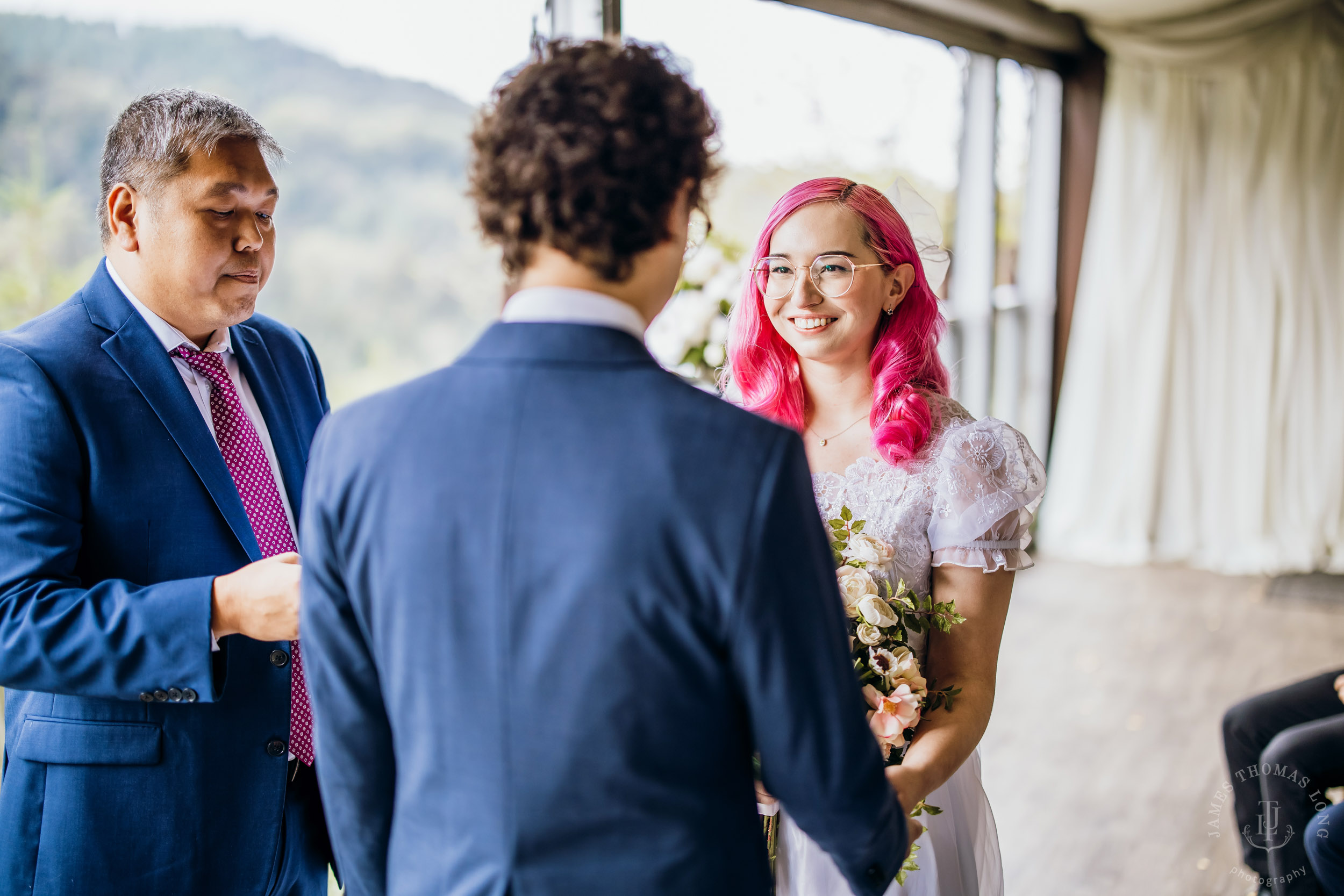 Salish Lodge Snoqualmie Falls wedding by Snoqualmie wedding photographer James Thomas Long Photography