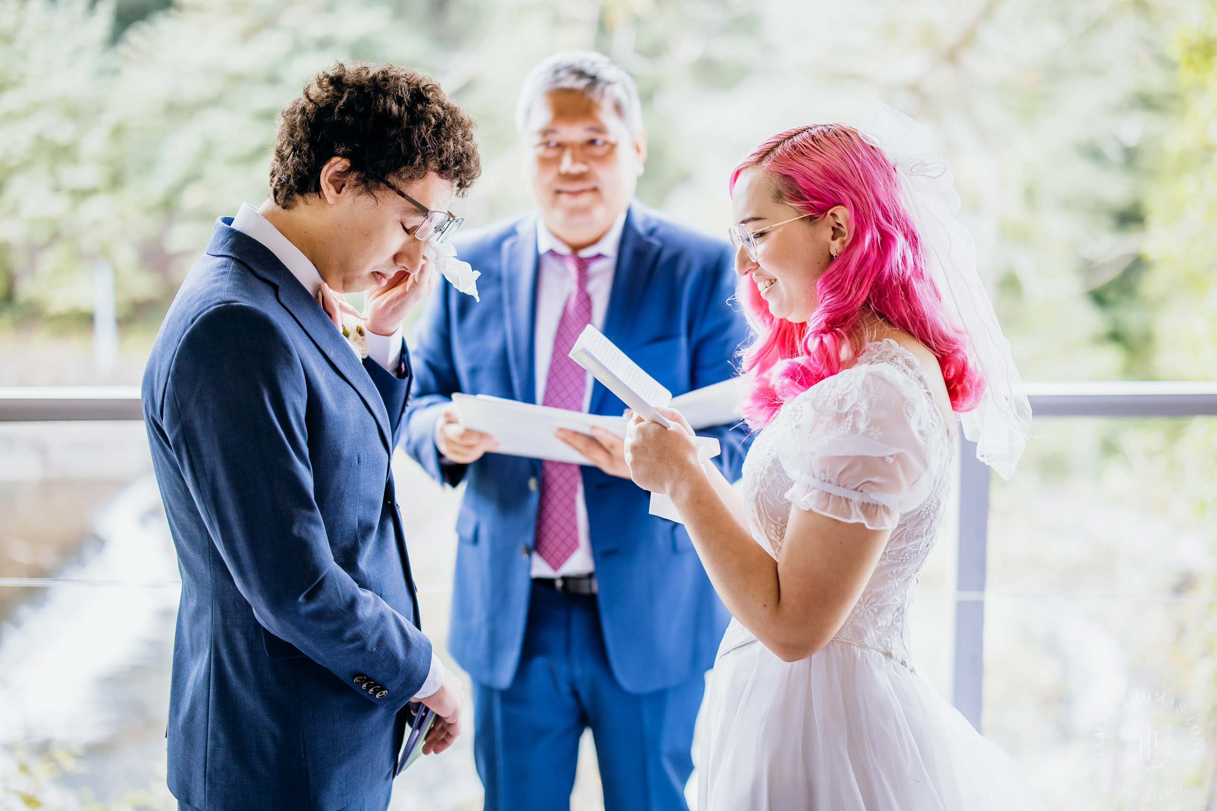 Salish Lodge Snoqualmie Falls wedding by Snoqualmie wedding photographer James Thomas Long Photography