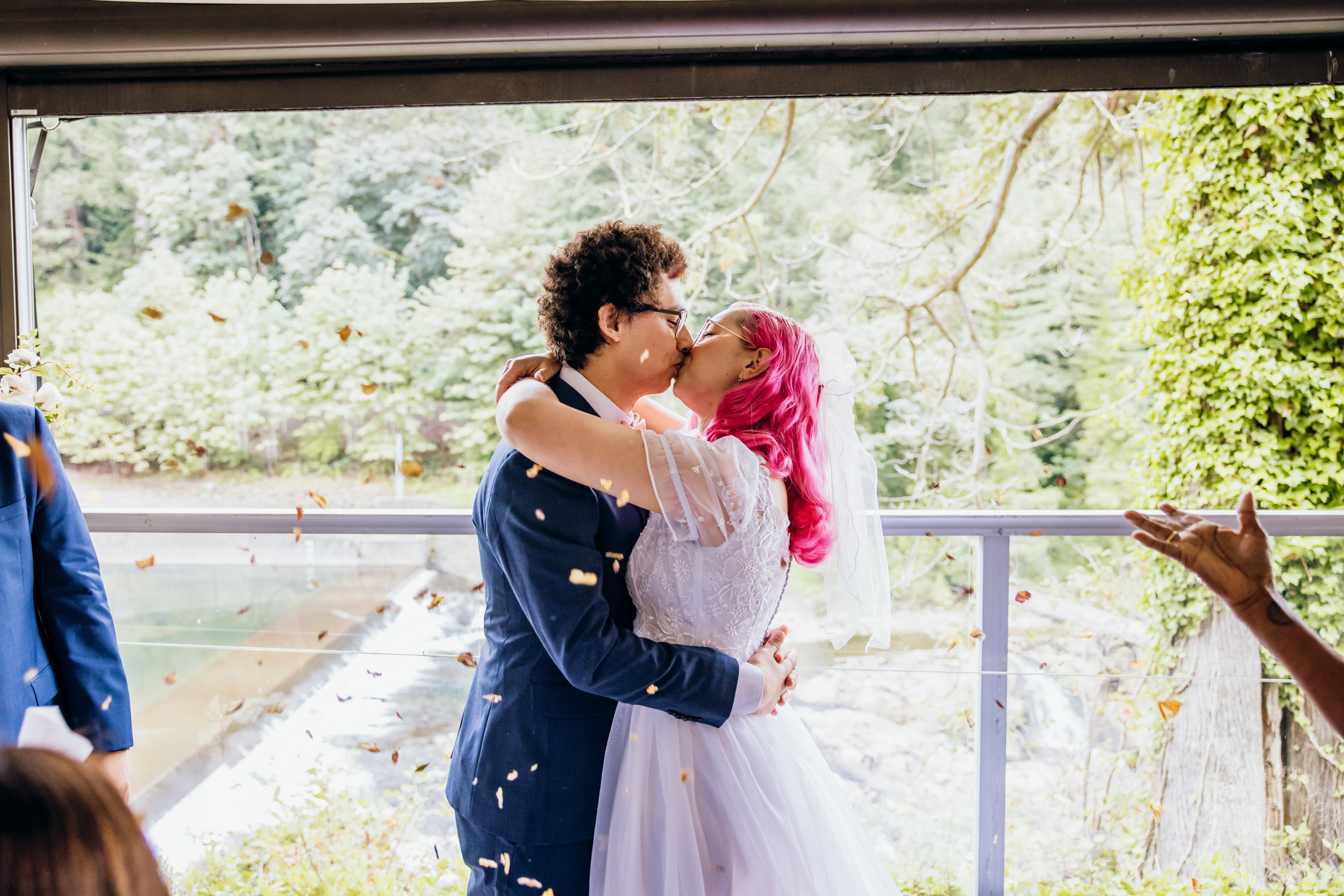 Salish Lodge Snoqualmie Falls wedding by Snoqualmie wedding photographer James Thomas Long Photography