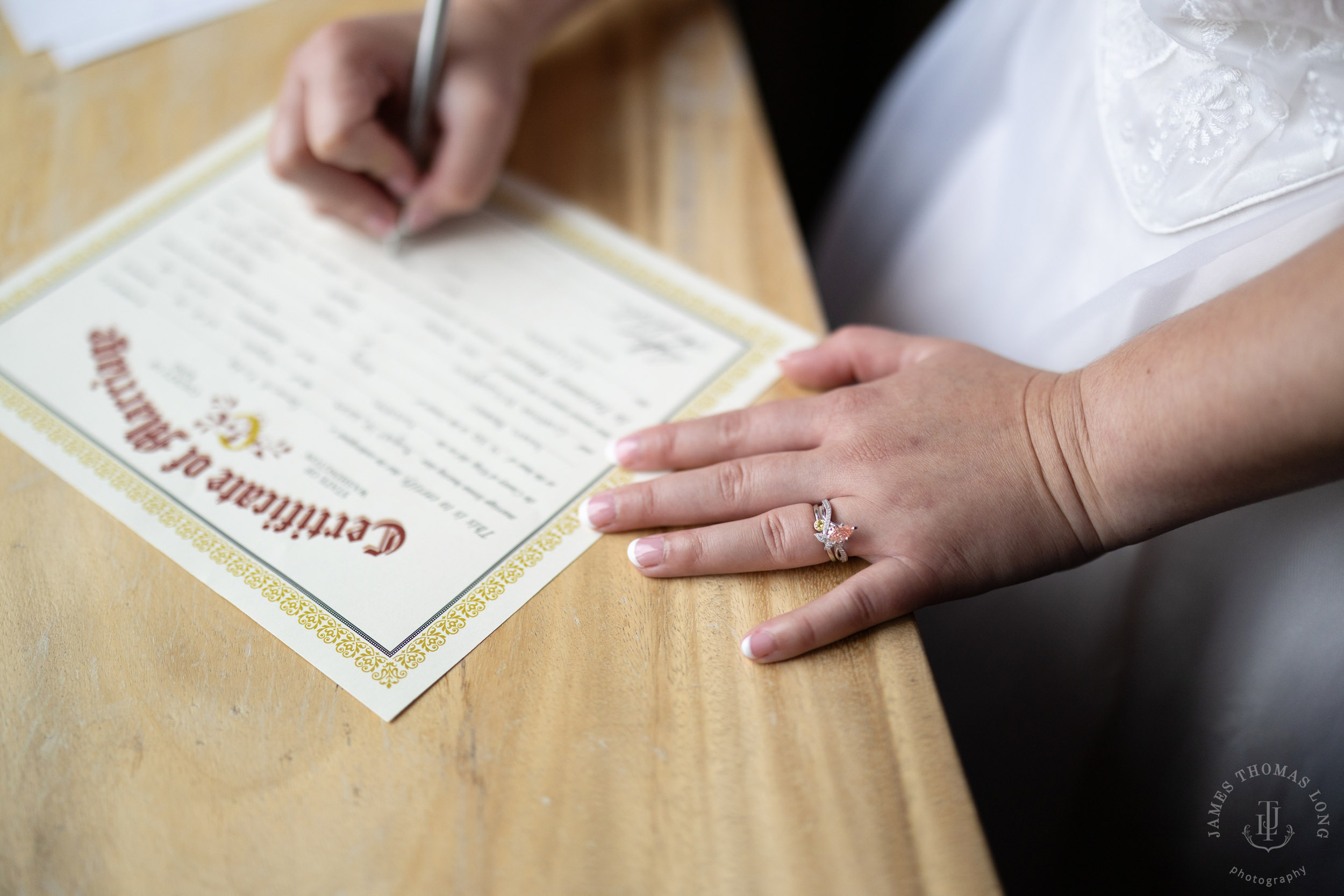 Salish Lodge Snoqualmie Falls wedding by Snoqualmie wedding photographer James Thomas Long Photography