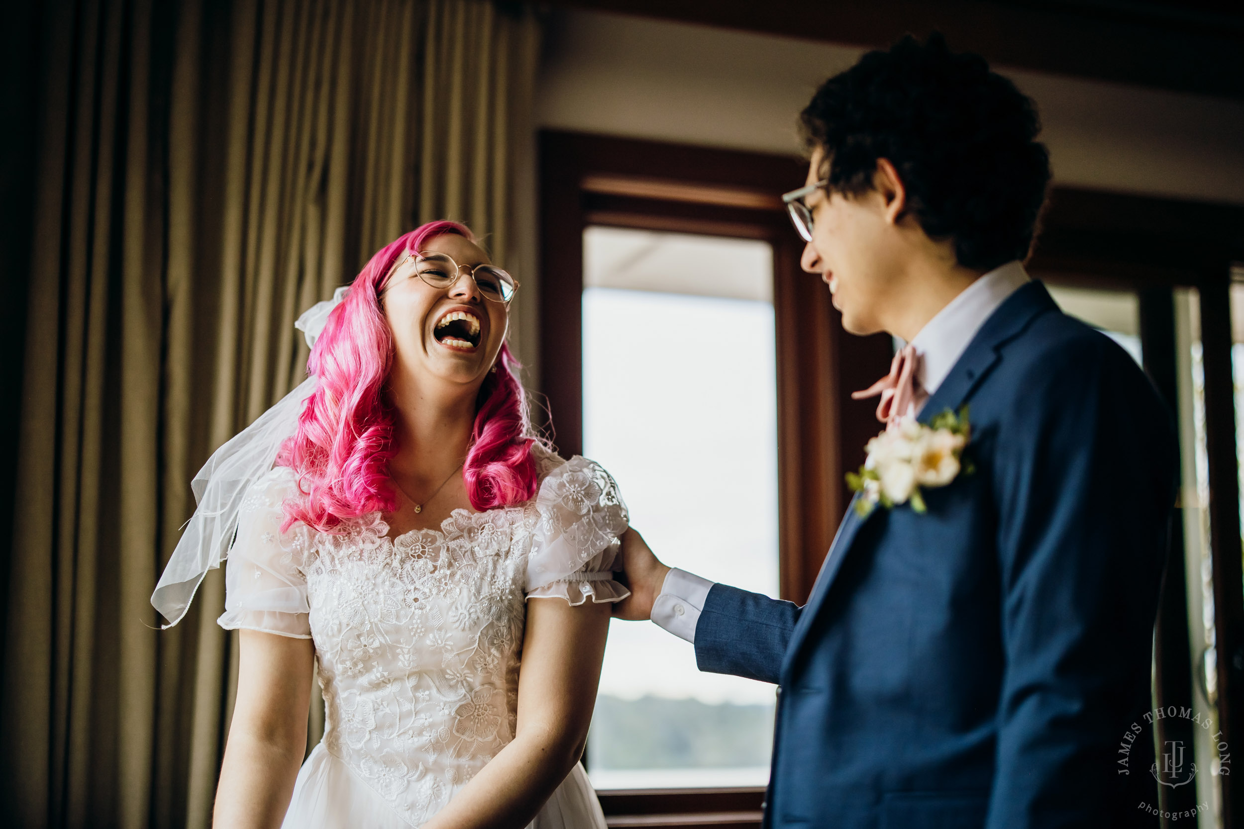 Salish Lodge Snoqualmie Falls wedding by Snoqualmie wedding photographer James Thomas Long Photography