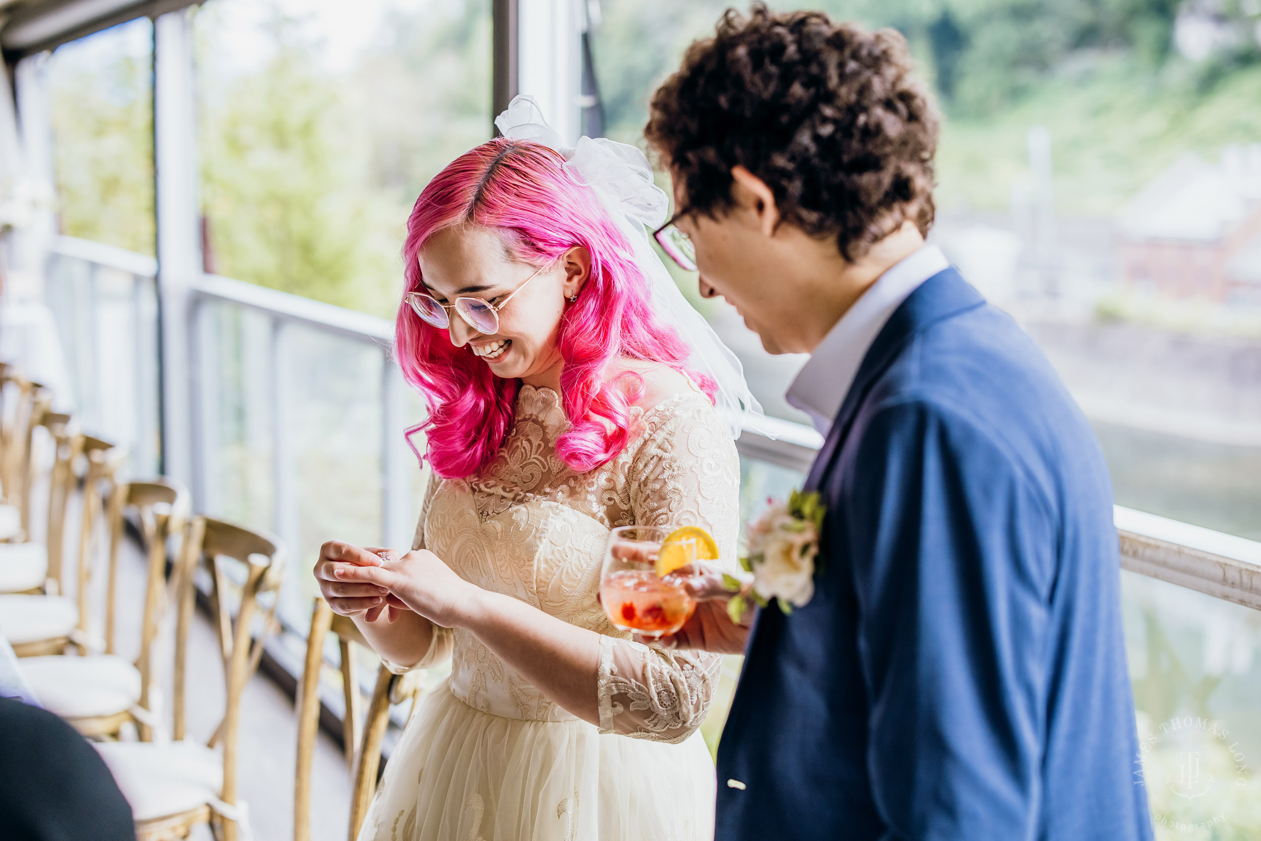 Salish Lodge Snoqualmie Falls wedding by Snoqualmie wedding photographer James Thomas Long Photography