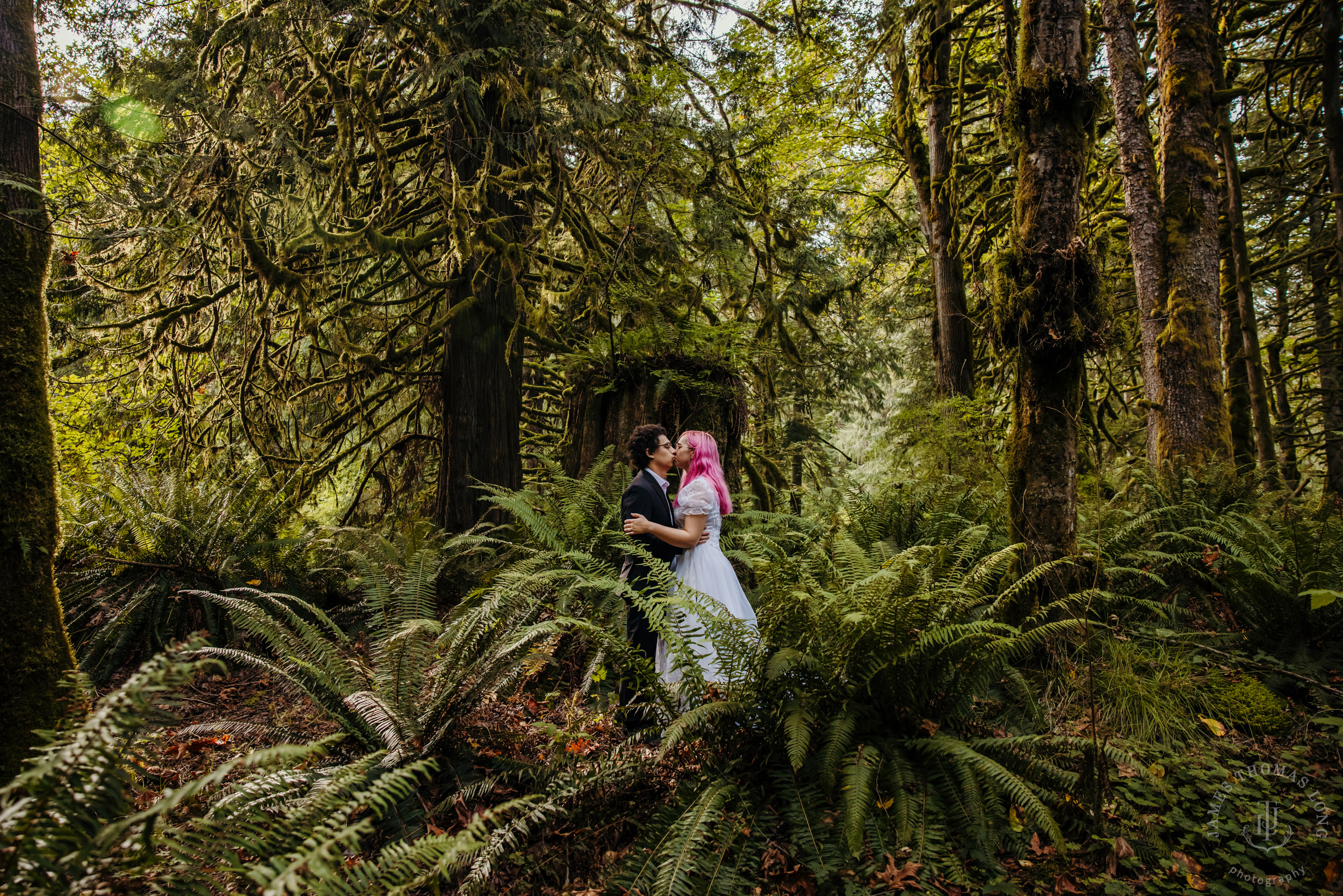 Snoqualmie Falls Salish Lodge wedding by Snoqualmie adventure wedding photographer James Thomas Long Photography