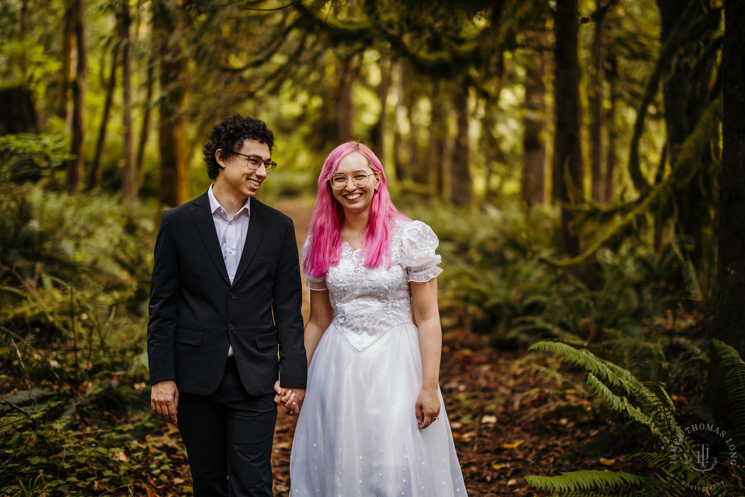 Snoqualmie Falls Salish Lodge wedding by Snoqualmie adventure wedding photographer James Thomas Long Photography