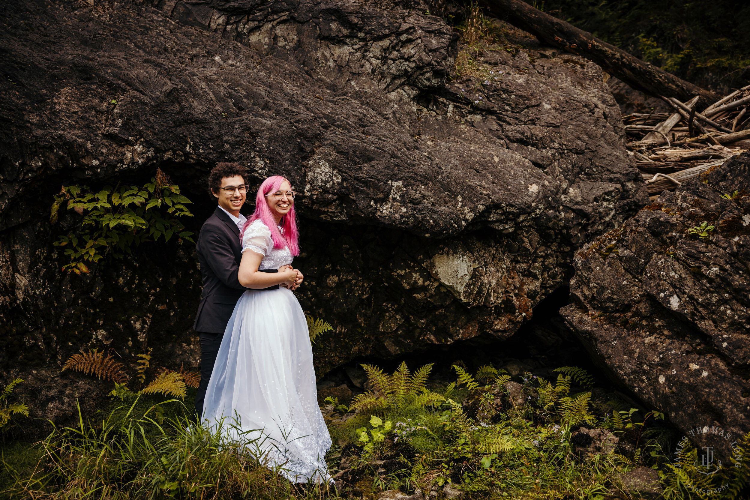 Snoqualmie Falls Salish Lodge wedding by Snoqualmie adventure wedding photographer James Thomas Long Photography