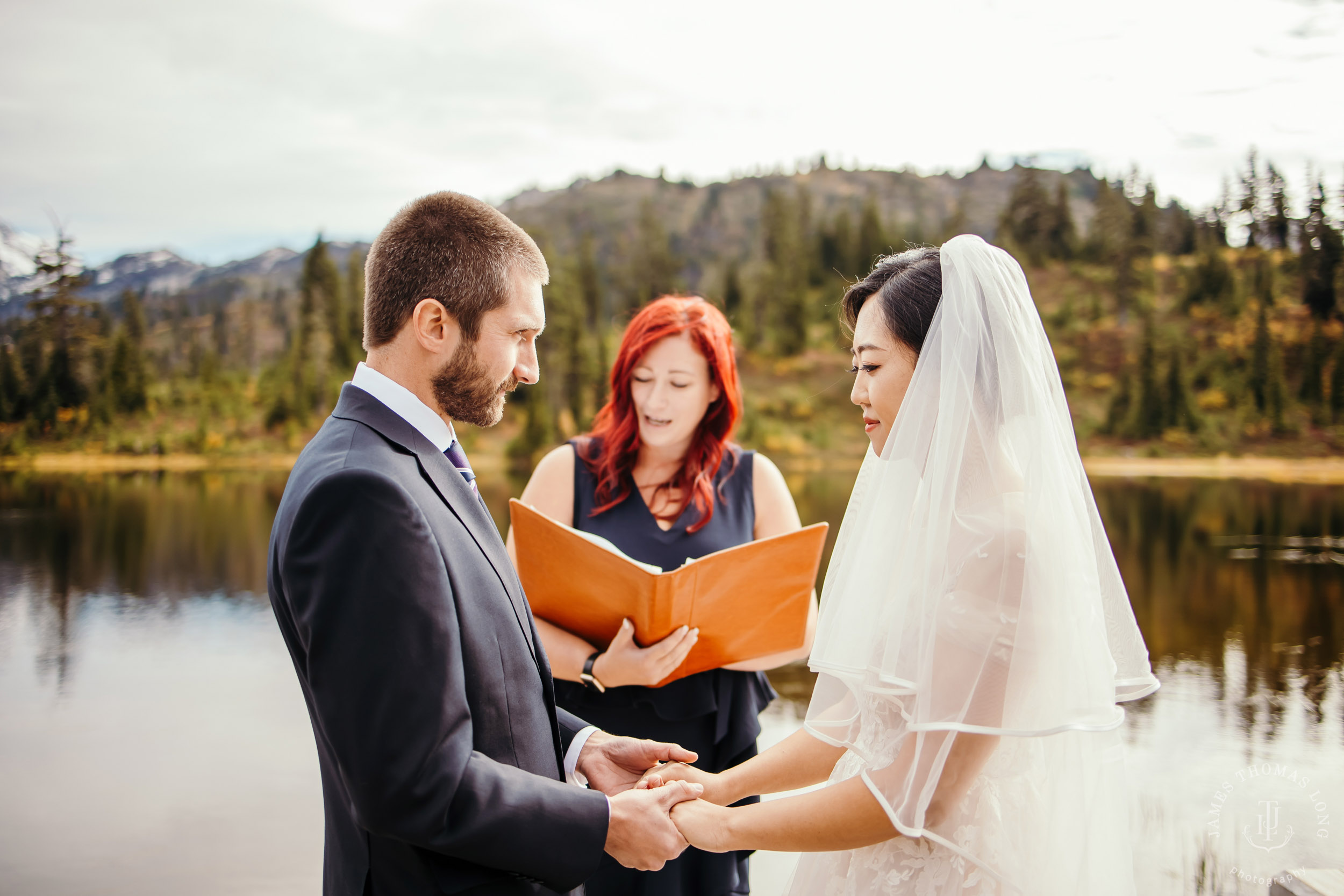 Mount Baker Cascade Mountain adventure elopement by Seattle adventure elopement photographer James Thomas Long Photography