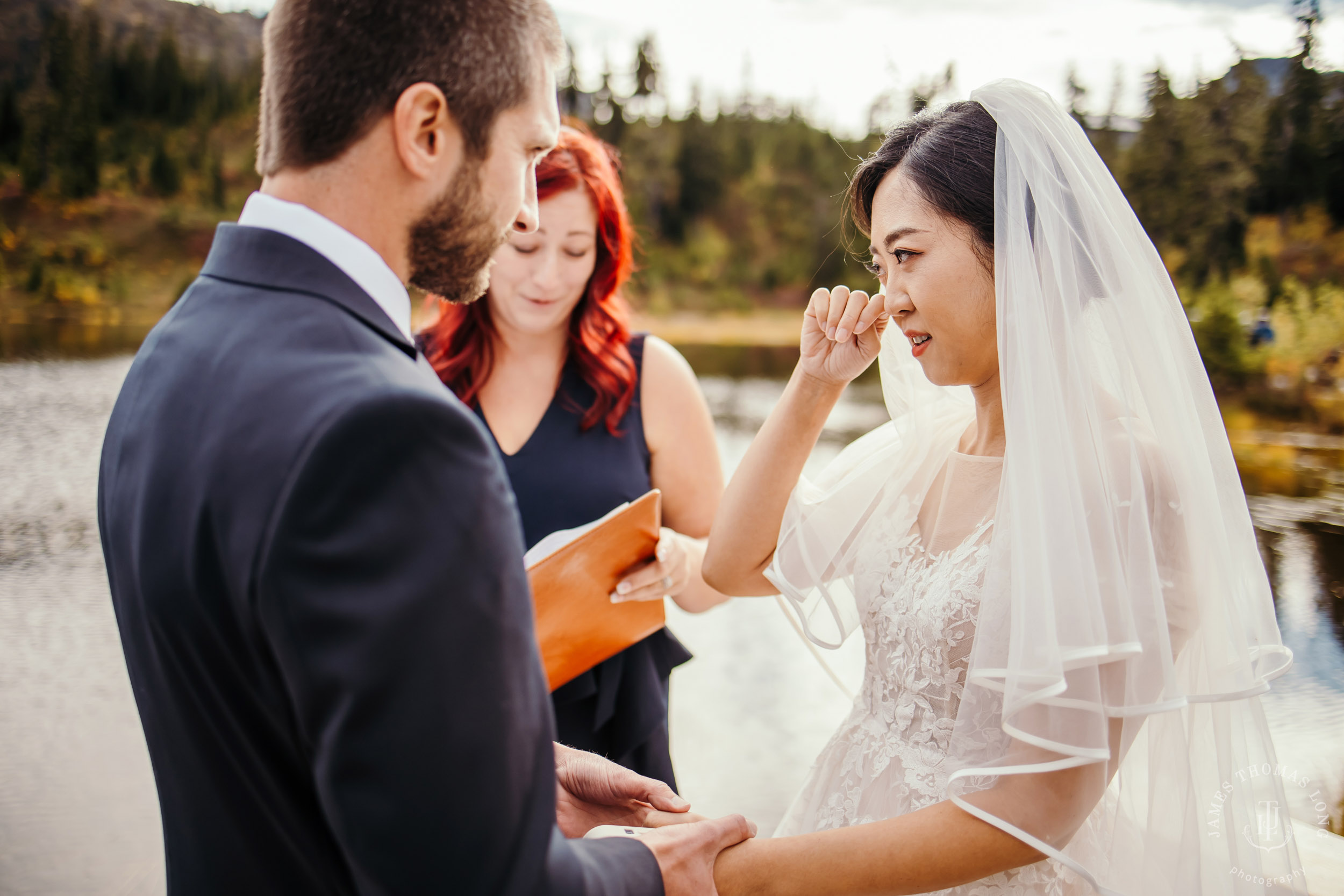 Mount Baker Cascade Mountain adventure elopement by Seattle adventure elopement photographer James Thomas Long Photography