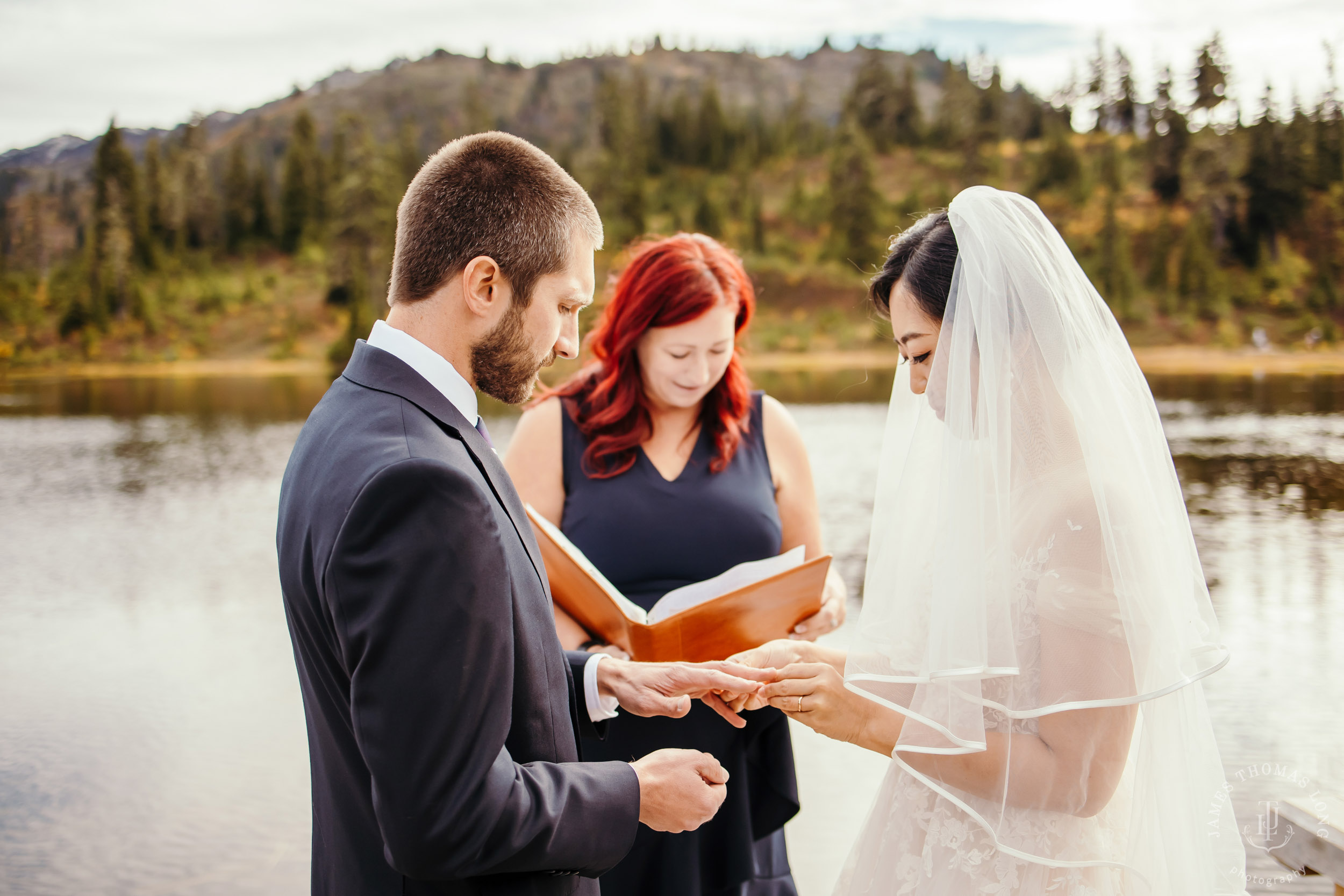 Mount Baker Cascade Mountain adventure elopement by Seattle adventure elopement photographer James Thomas Long Photography