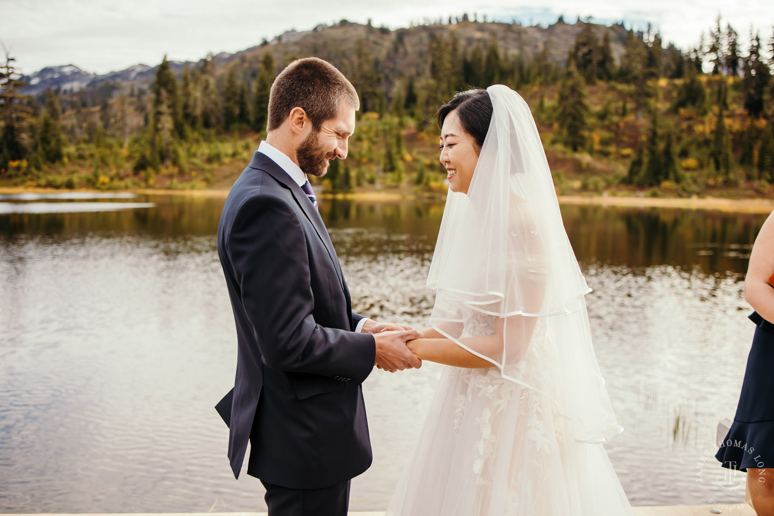 Mount Baker Cascade Mountain adventure elopement by Seattle adventure elopement photographer James Thomas Long Photography