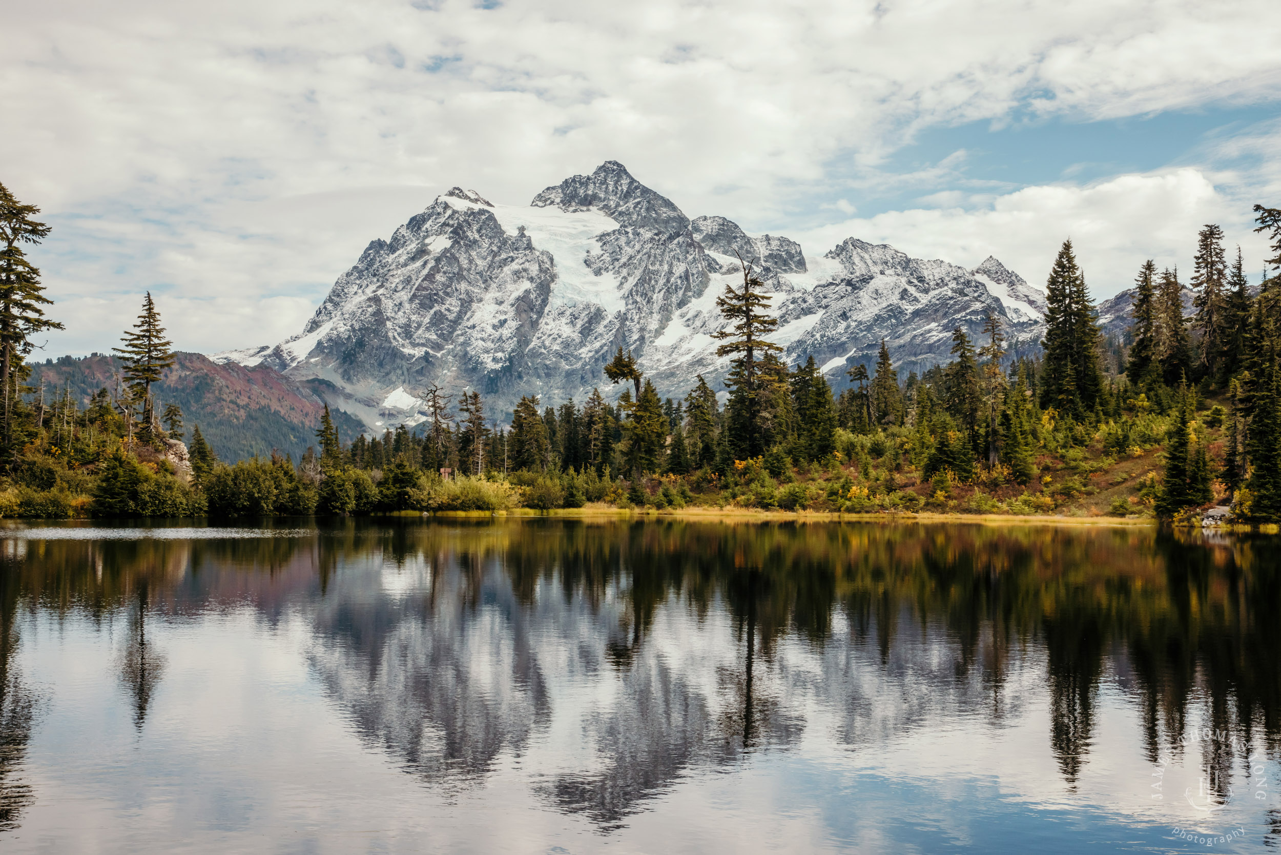 Mount Baker Cascade Mountain adventure elopement by Seattle adventure elopement photographer James Thomas Long Photography