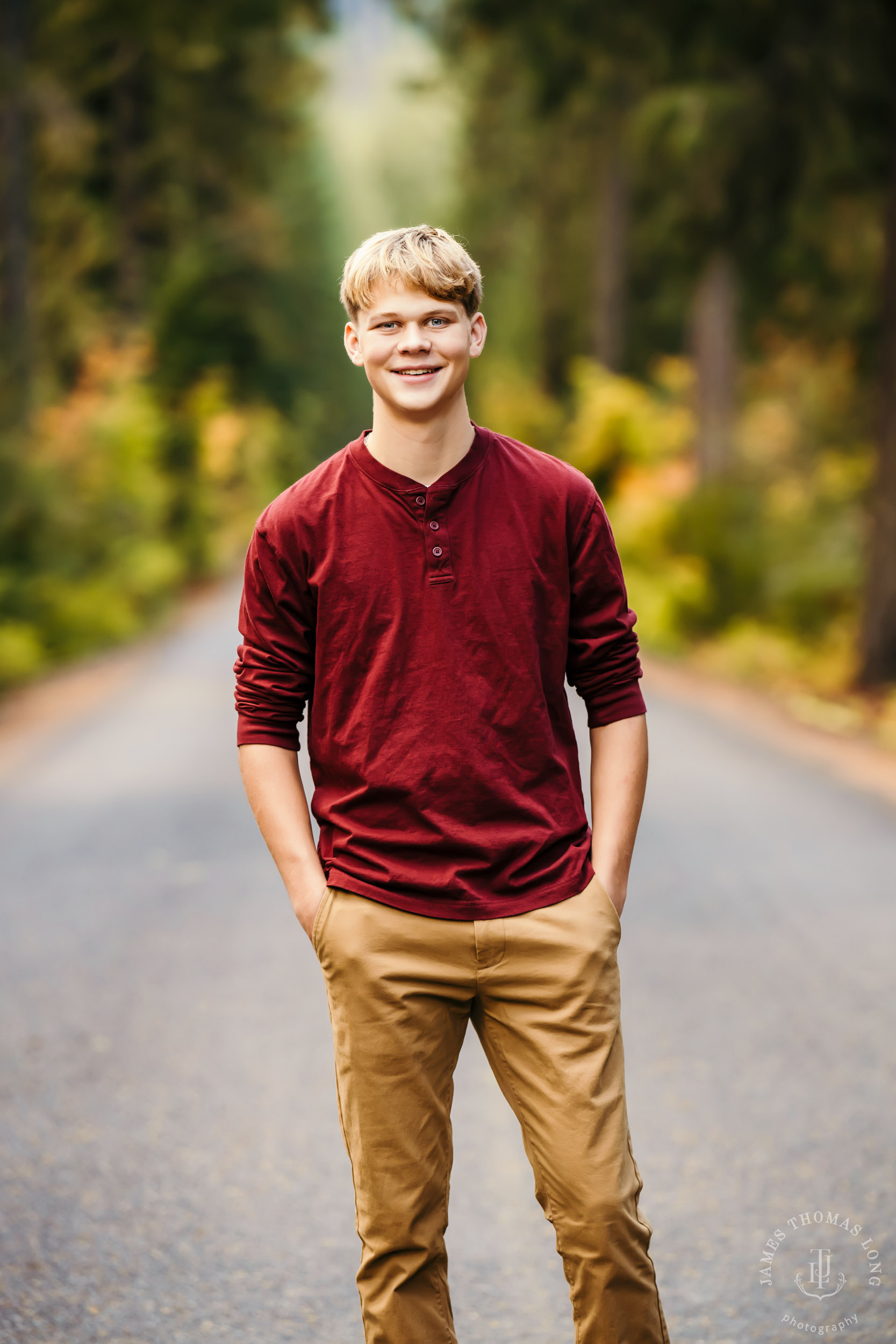 Cascade Mountain adventure HS senior portrait session by Seattle senior portrait photographer James Thomas Long Photography