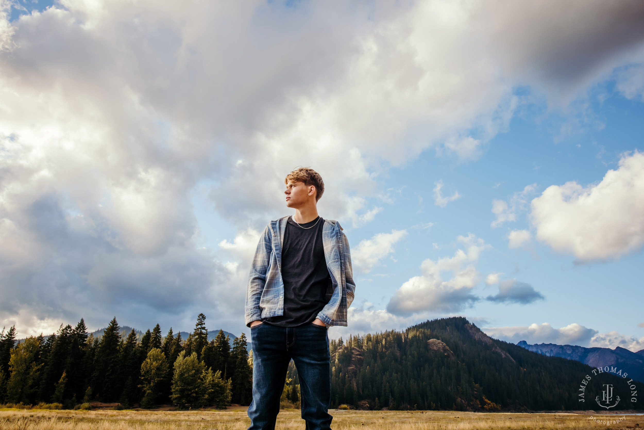 Cascade Mountain adventure HS senior portrait session by Seattle senior portrait photographer James Thomas Long Photography