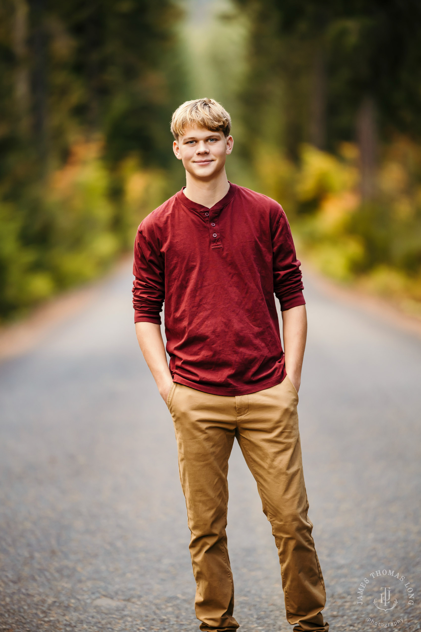 Cascade Mountain adventure HS senior portrait session by Seattle senior portrait photographer James Thomas Long Photography