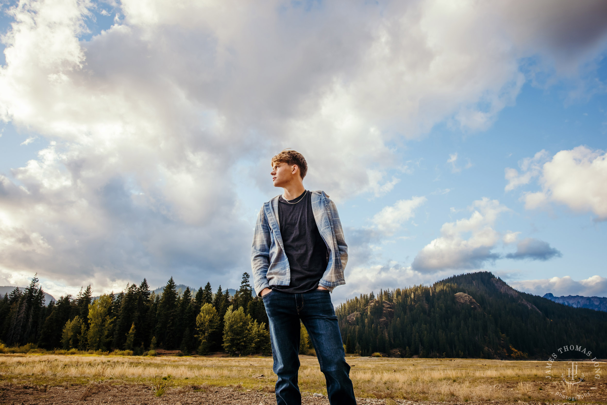 Cascade Mountain adventure HS senior portrait session by Seattle senior portrait photographer James Thomas Long Photography