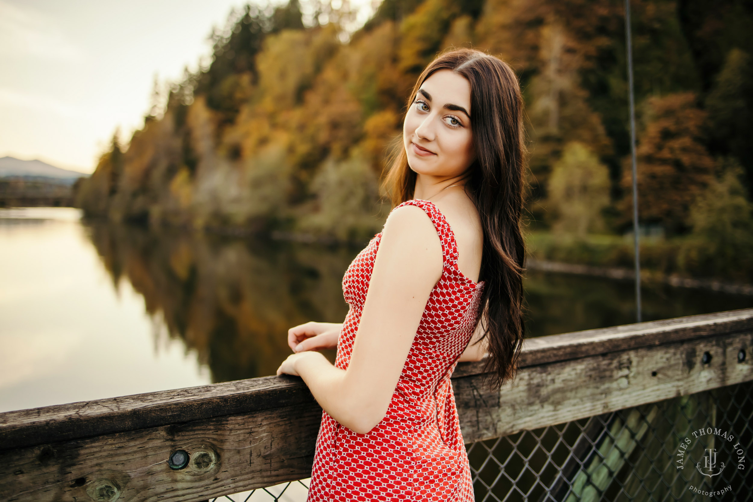 Fall City Mount Si senior portrait session by Snoqualmie senior portrait photographer James Thomas Long Photography