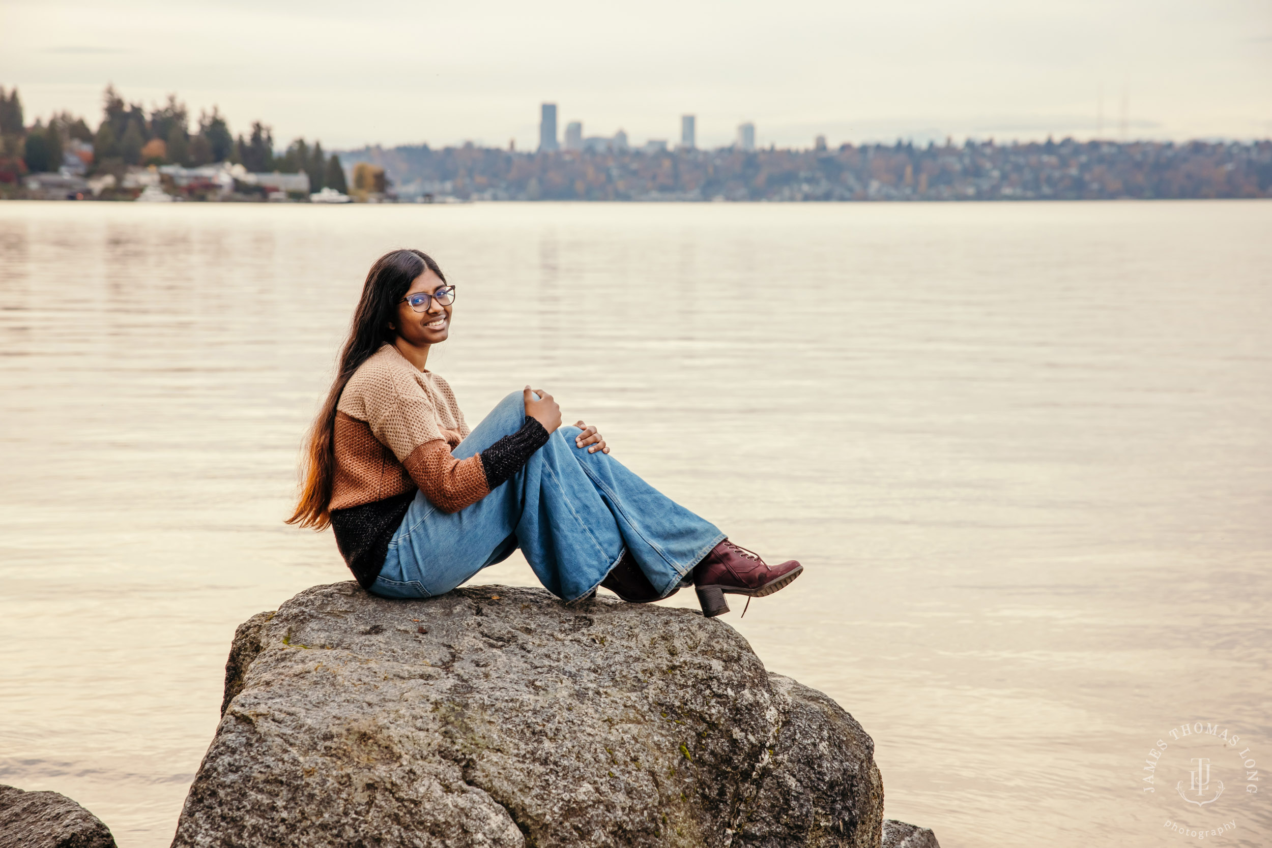 Mercer Island HS senior portrait session by Seattle HS senior portrait photographer James Thomas Long Photography