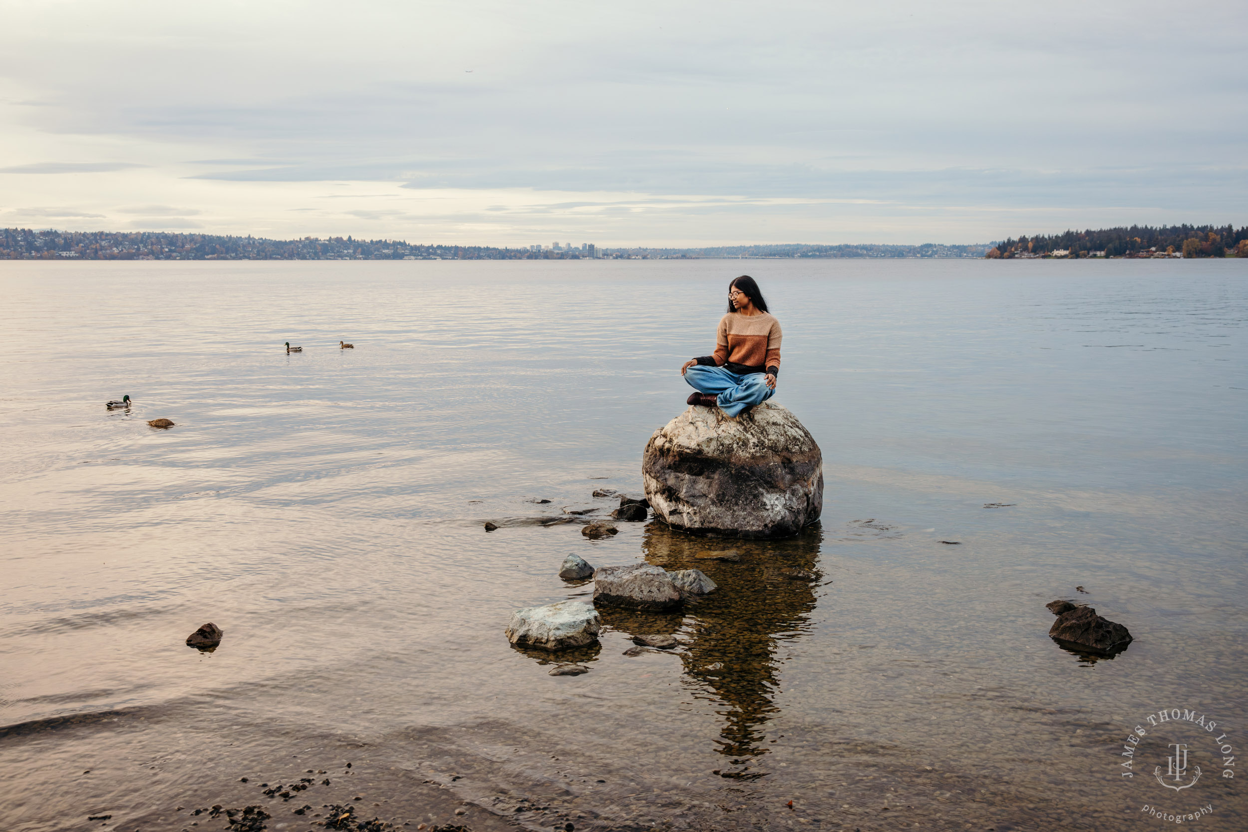 Mercer Island HS senior portrait session by Seattle HS senior portrait photographer James Thomas Long Photography