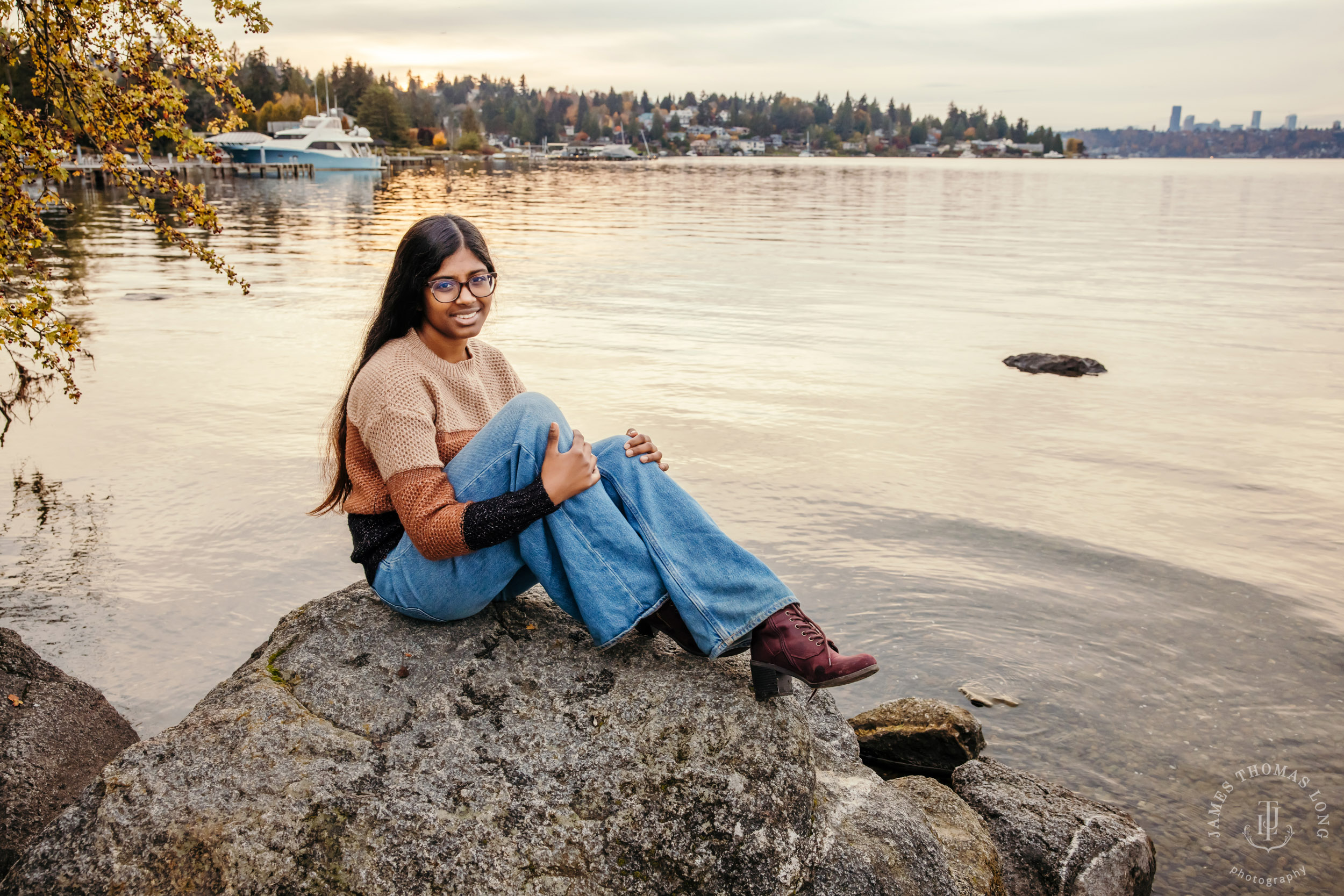 Mercer Island HS senior portrait session by Seattle HS senior portrait photographer James Thomas Long Photography