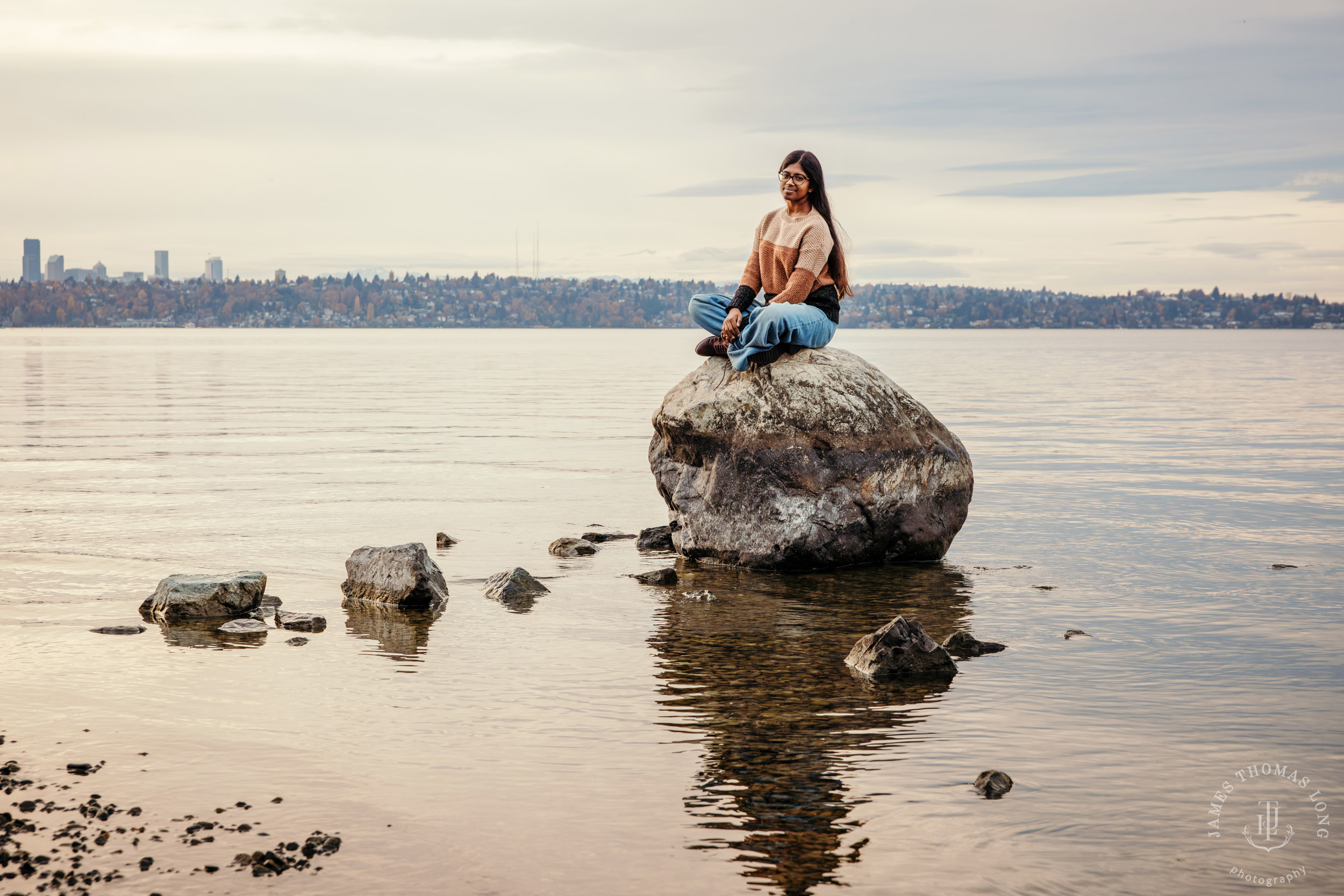 Mercer Island HS senior portrait session by Seattle HS senior portrait photographer James Thomas Long Photography