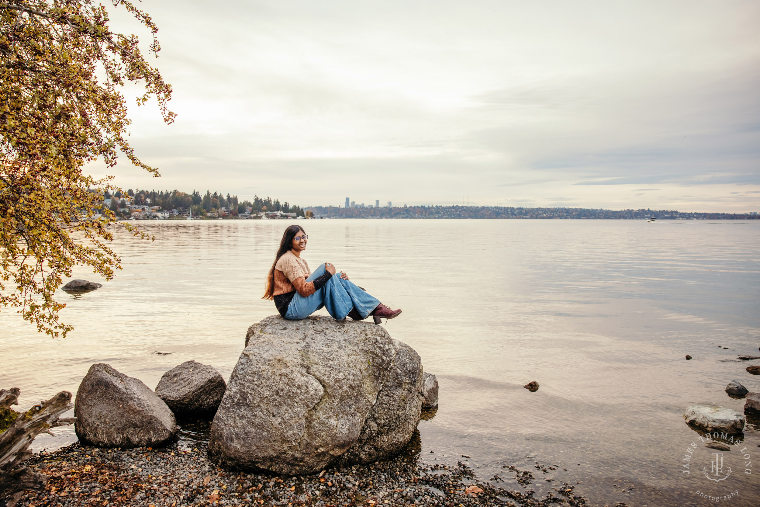 Mercer Island HS senior portrait session by Seattle HS senior portrait photographer James Thomas Long Photography