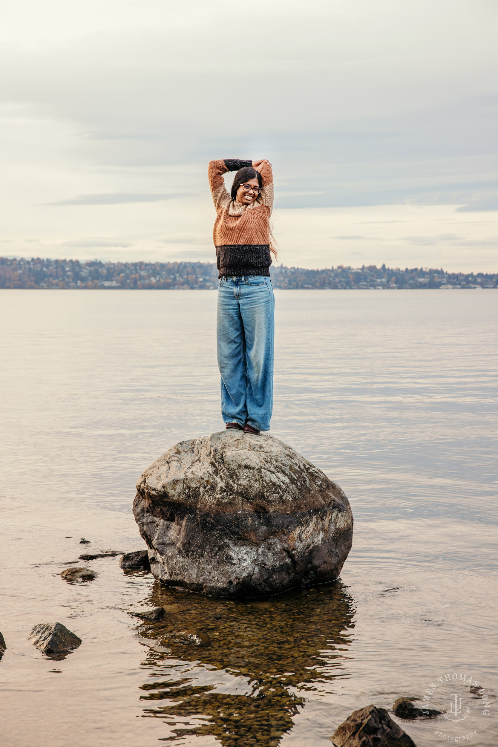 Mercer Island HS senior portrait session by Seattle HS senior portrait photographer James Thomas Long Photography