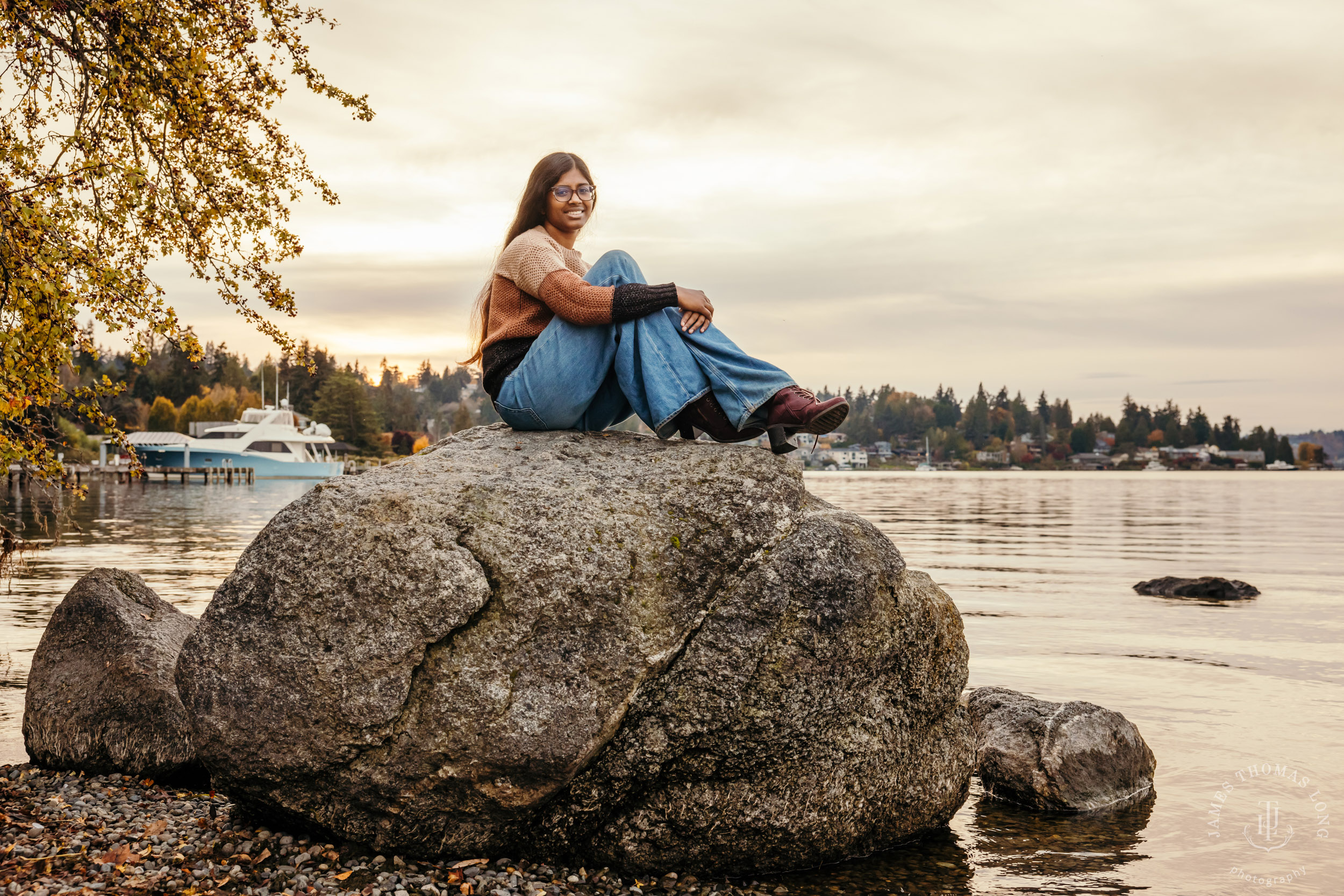 Mercer Island HS senior portrait session by Seattle HS senior portrait photographer James Thomas Long Photography