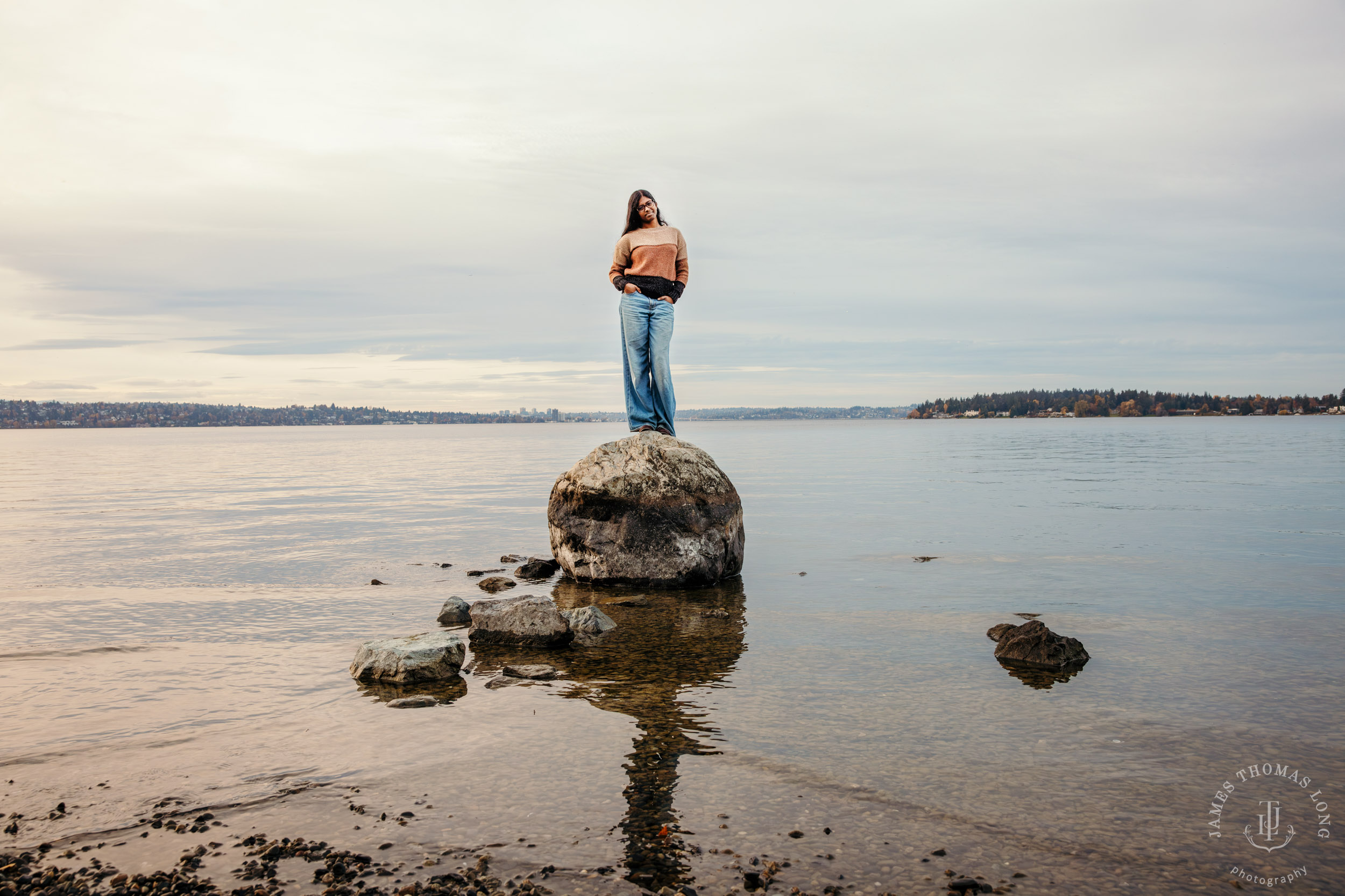 Mercer Island HS senior portrait session by Seattle HS senior portrait photographer James Thomas Long Photography