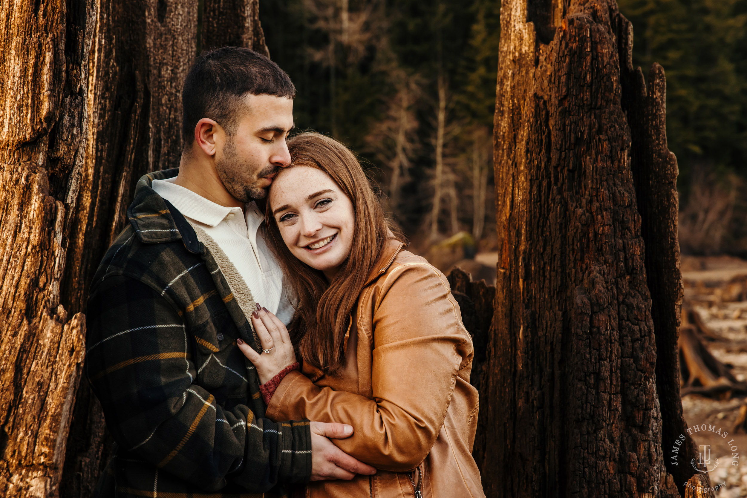 Snoqualmie adventure family and engagement session by Snoqualmie adventure family photographer James Thomas Long Photography