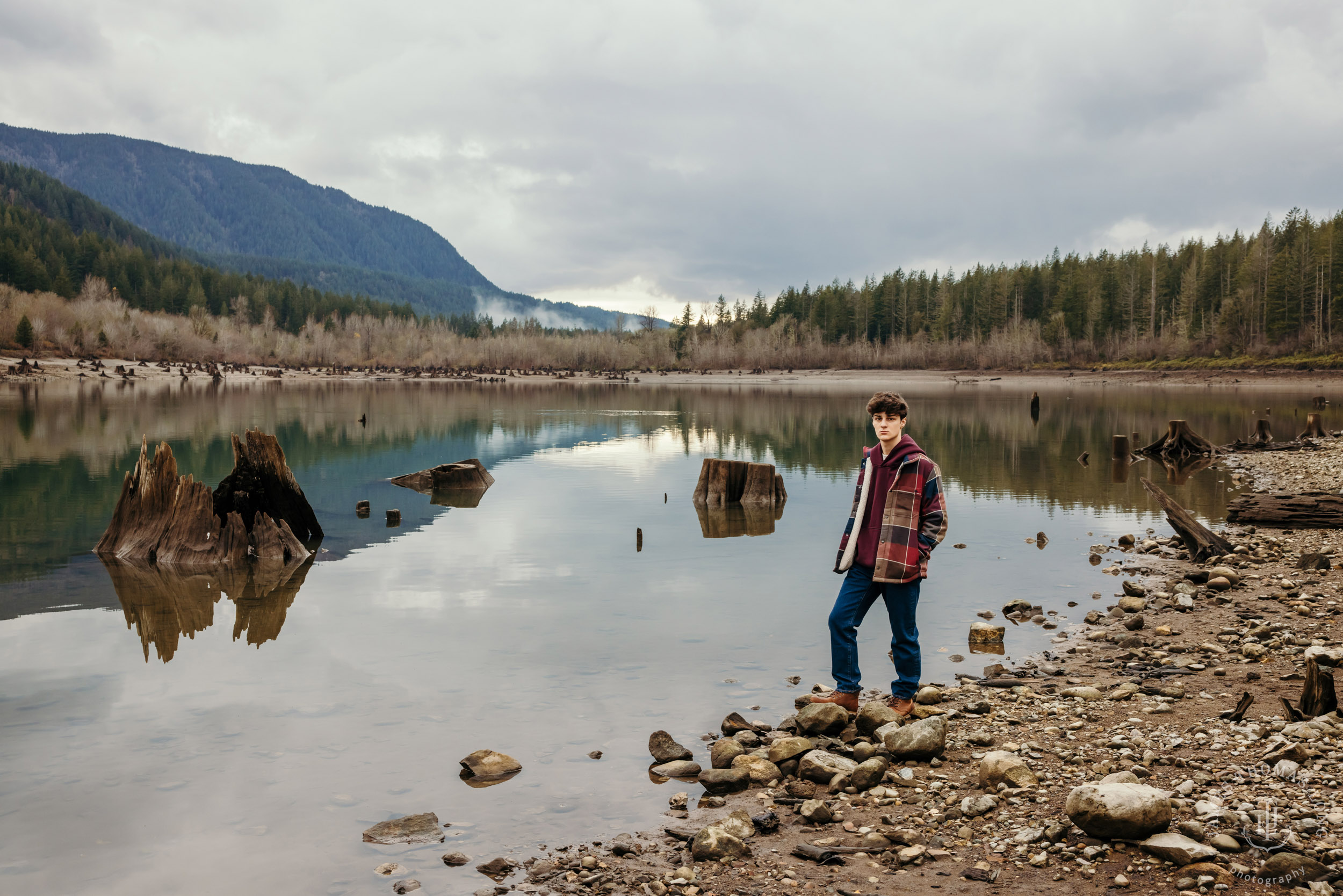 Snoqualmie adventure HS senior portrait session by Snoqualmie senior portrait photographer James Thomas Long Photography