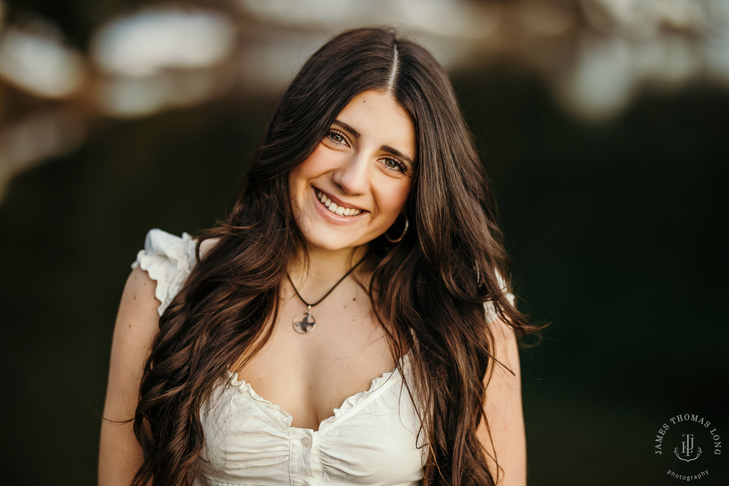 Cascade Mountain HS senior portrait session in the snow by Seattle senior portrait photographer James Thomas Long Photography