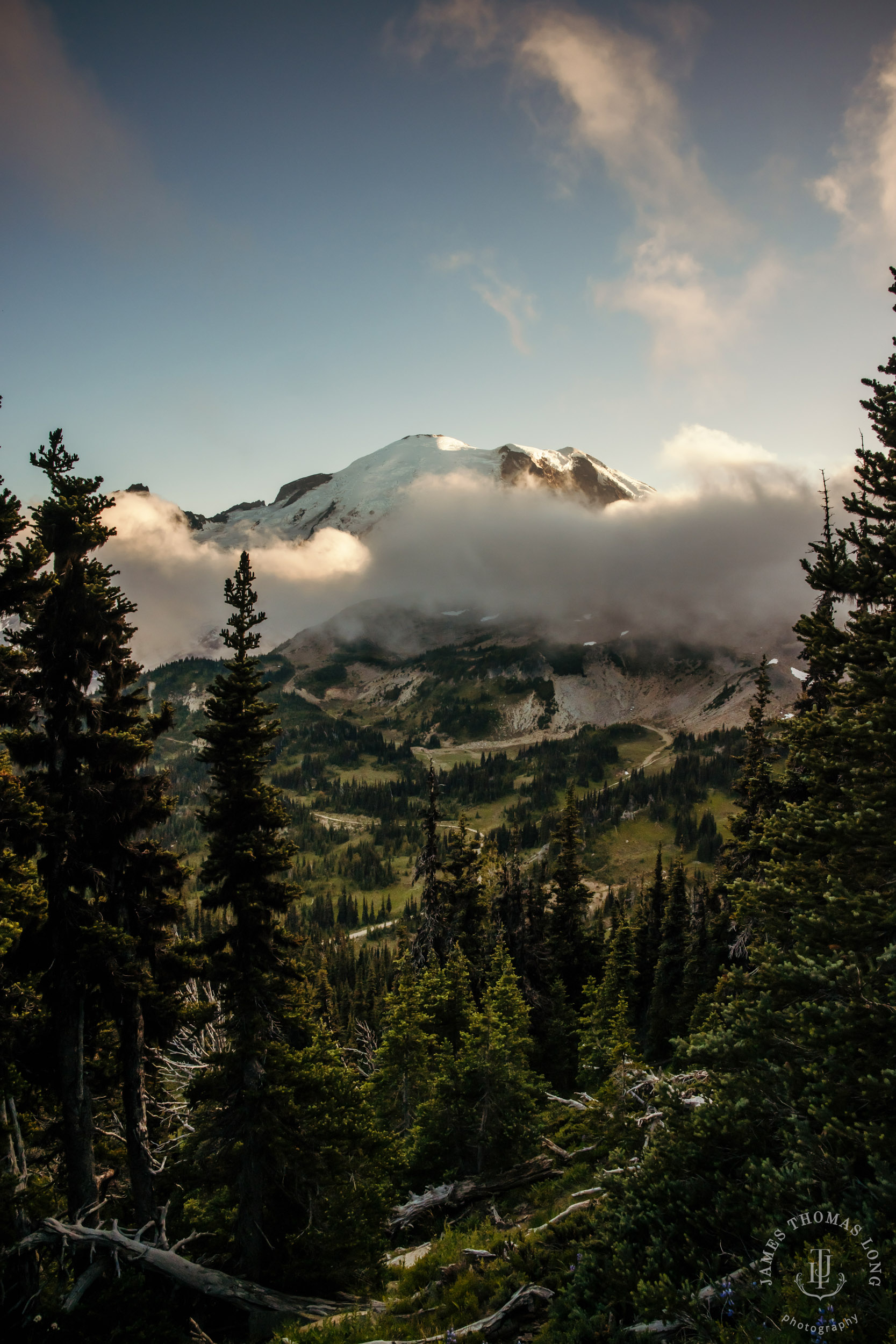 Mount Rainier adventure High School Senior portrait session by Seattle senior portrait photographer James Thomas Long Photography