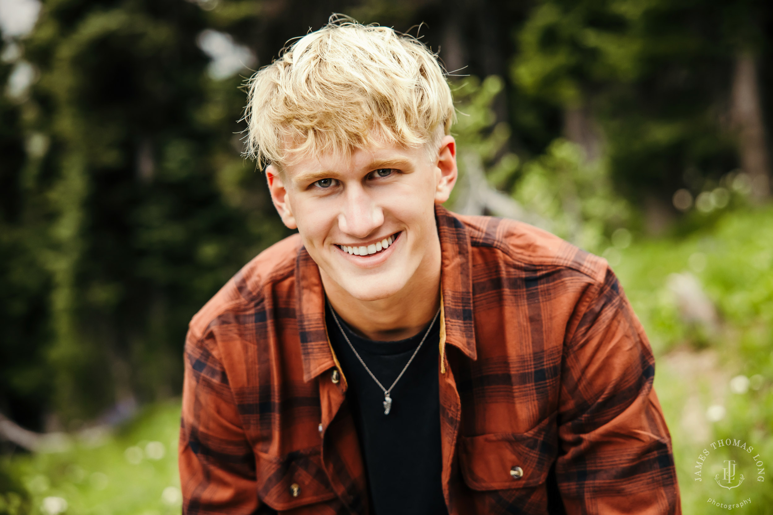 Mount Rainier adventure High School Senior portrait session by Seattle senior portrait photographer James Thomas Long Photography