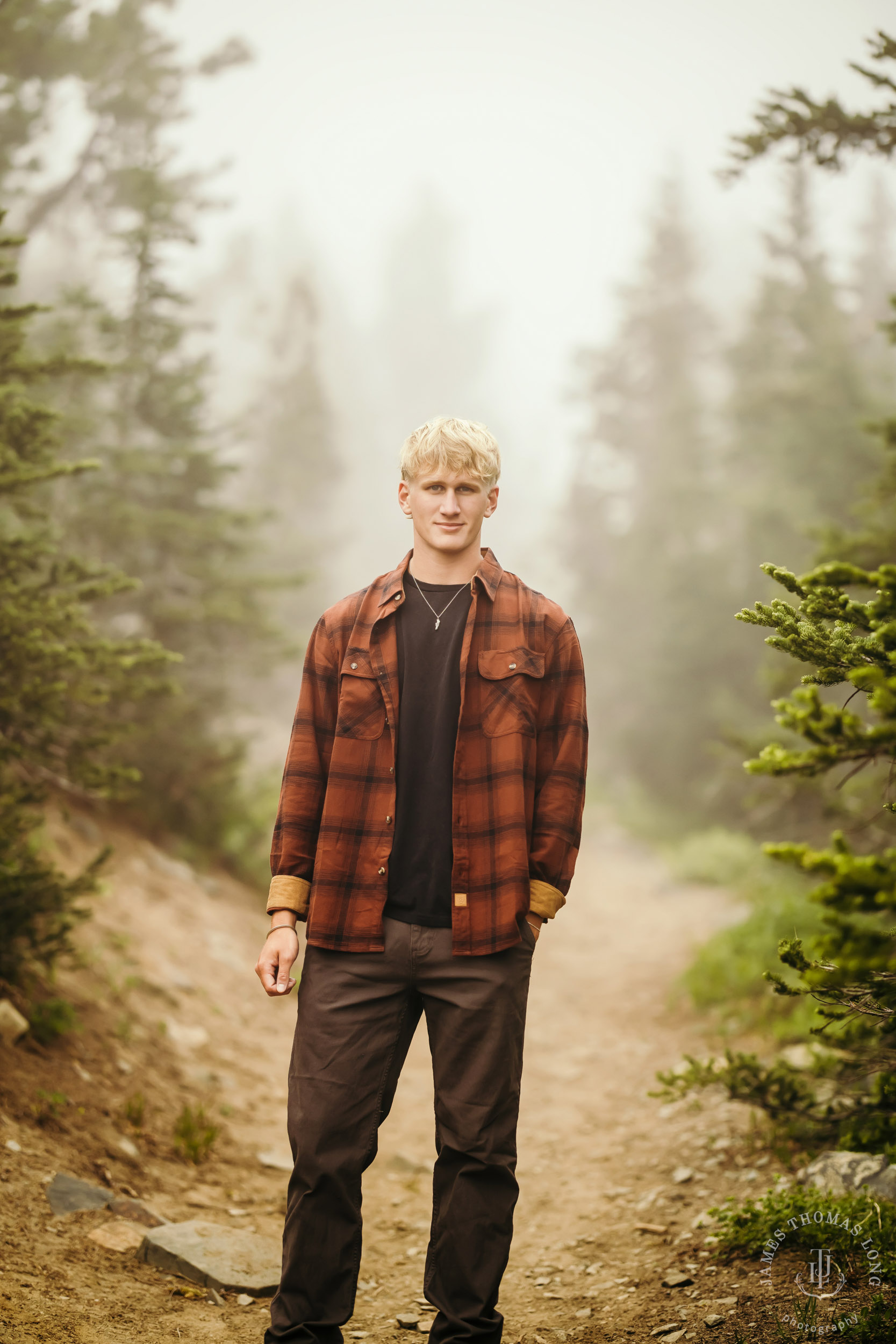 Mount Rainier adventure High School Senior portrait session by Seattle senior portrait photographer James Thomas Long Photography
