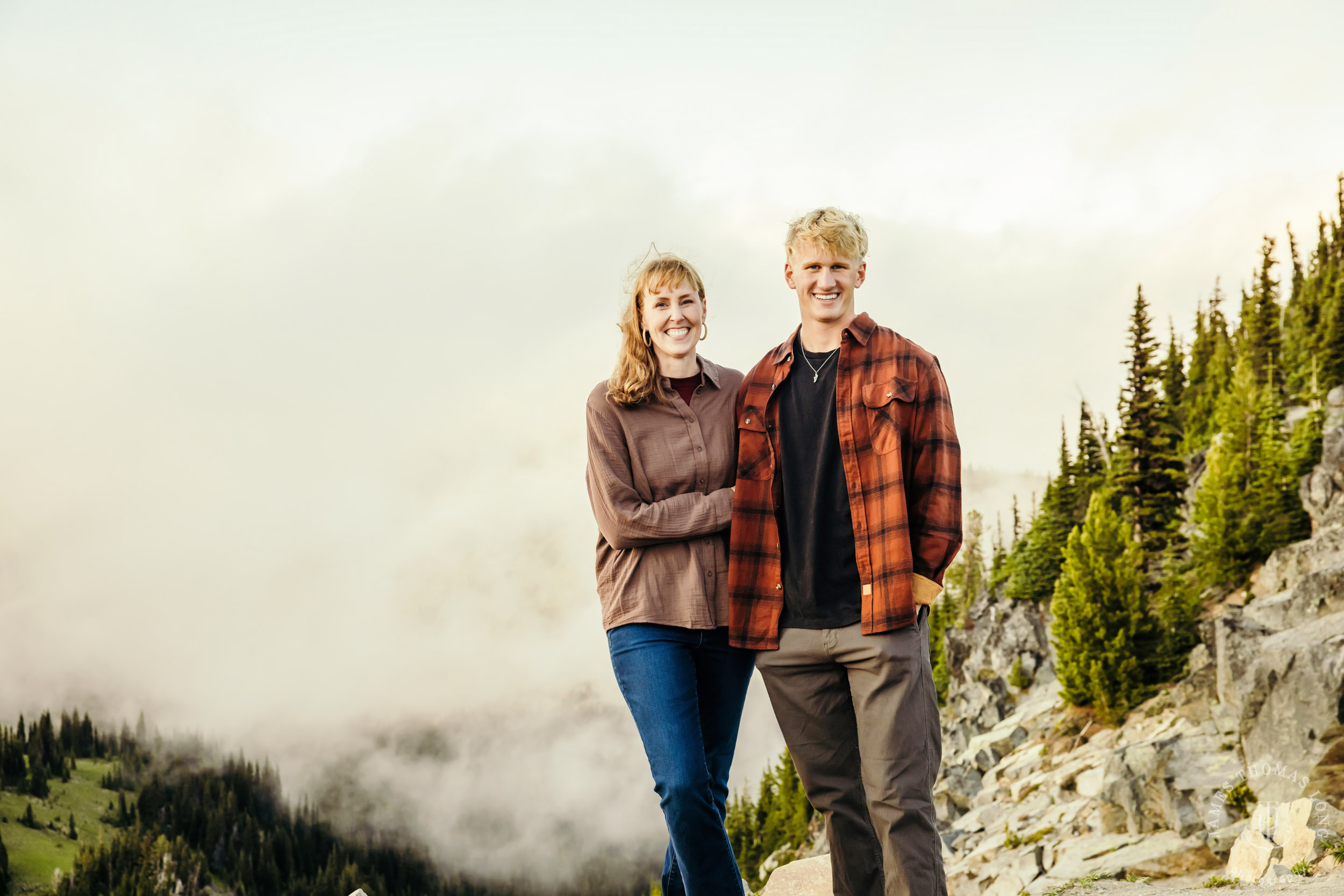Mount Rainier adventure High School Senior portrait session by Seattle senior portrait photographer James Thomas Long Photography