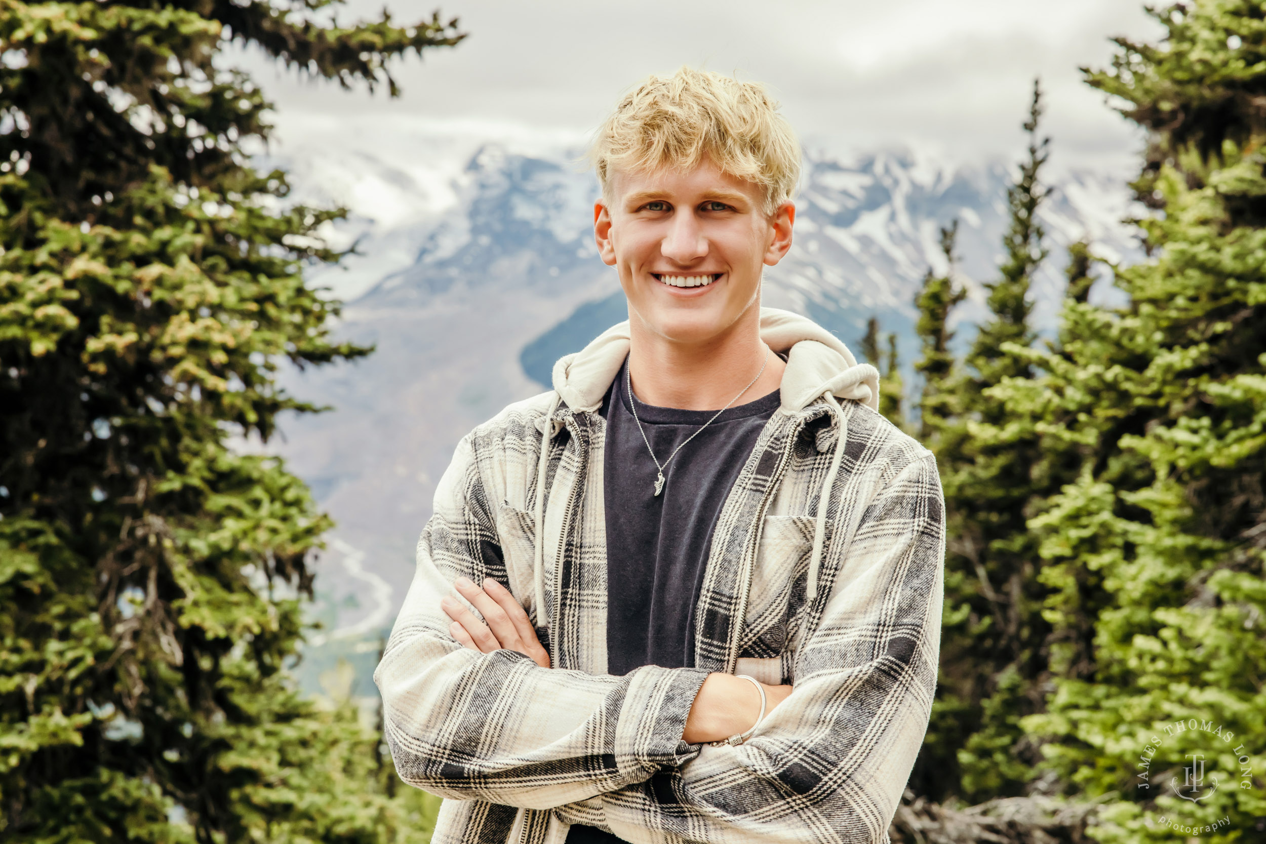 Mount Rainier adventure High School Senior portrait session by Seattle senior portrait photographer James Thomas Long Photography